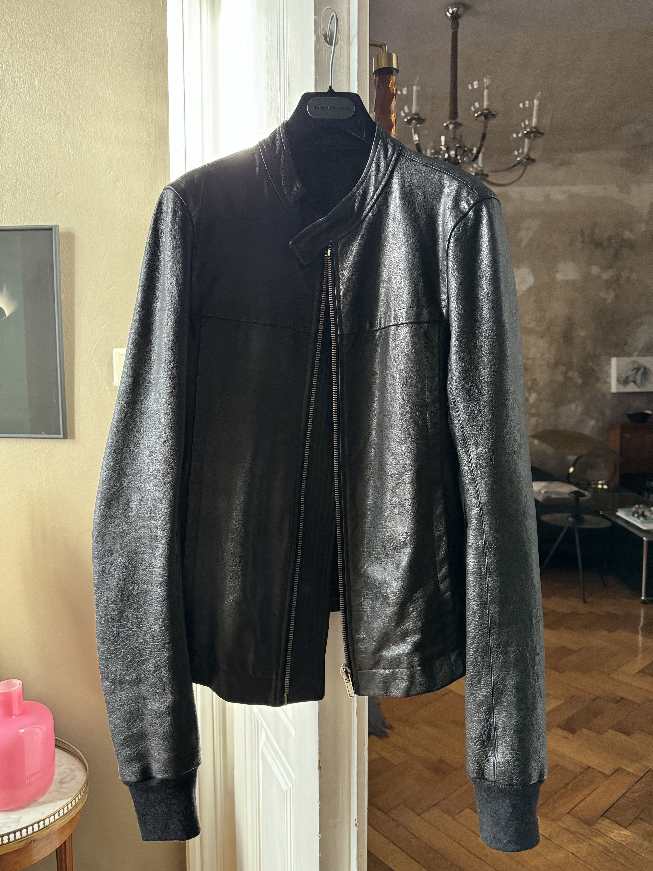 Rick Owens Rick Owens leather jacket,SIZE -S WORN TWO, THREE TIMES Size US S / EU 44-46 / 1 - 12 Thumbnail