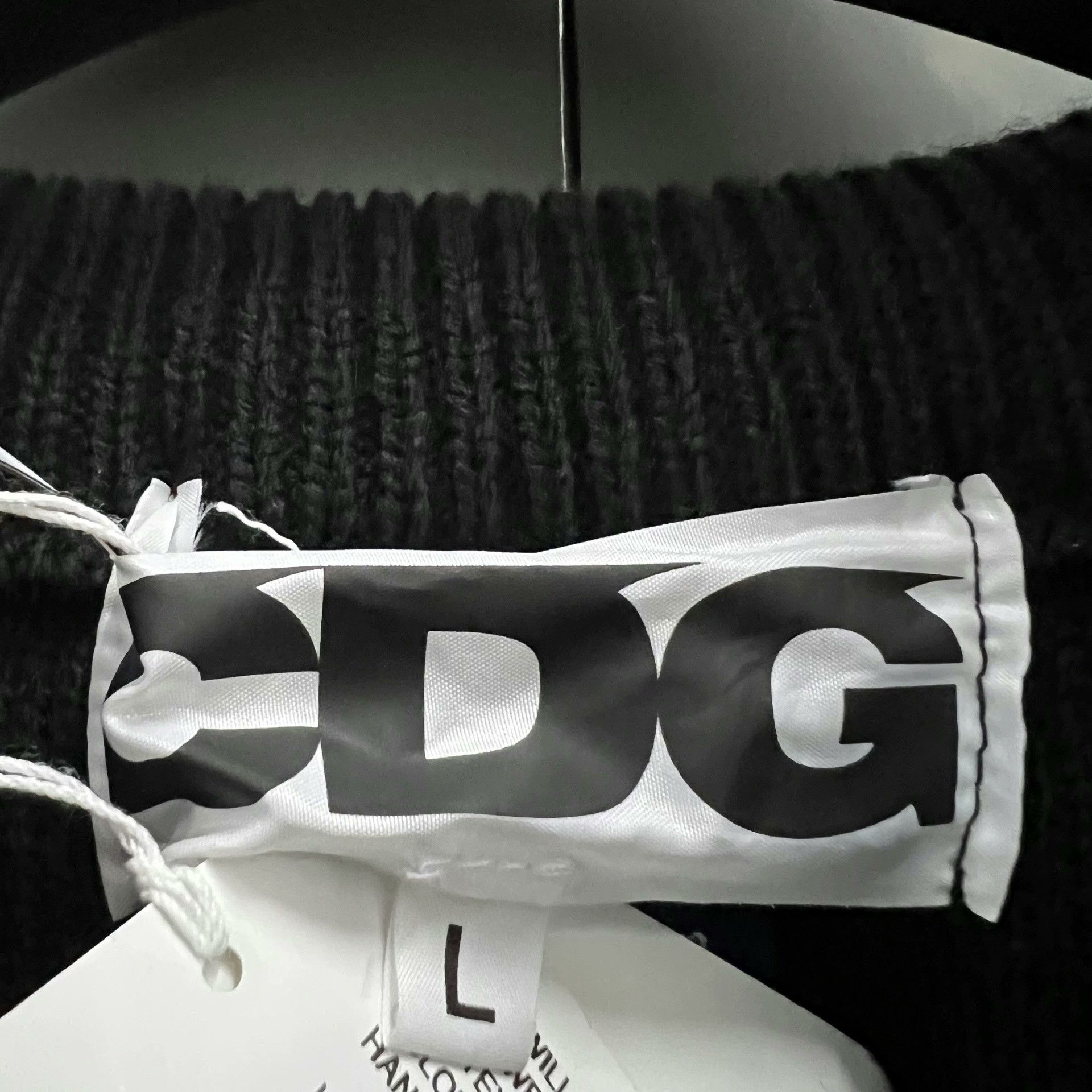 Comme des Garcons CDG Black Chest Logo Print Sweater Size US L / EU 52-54 / 3 - 4 Thumbnail