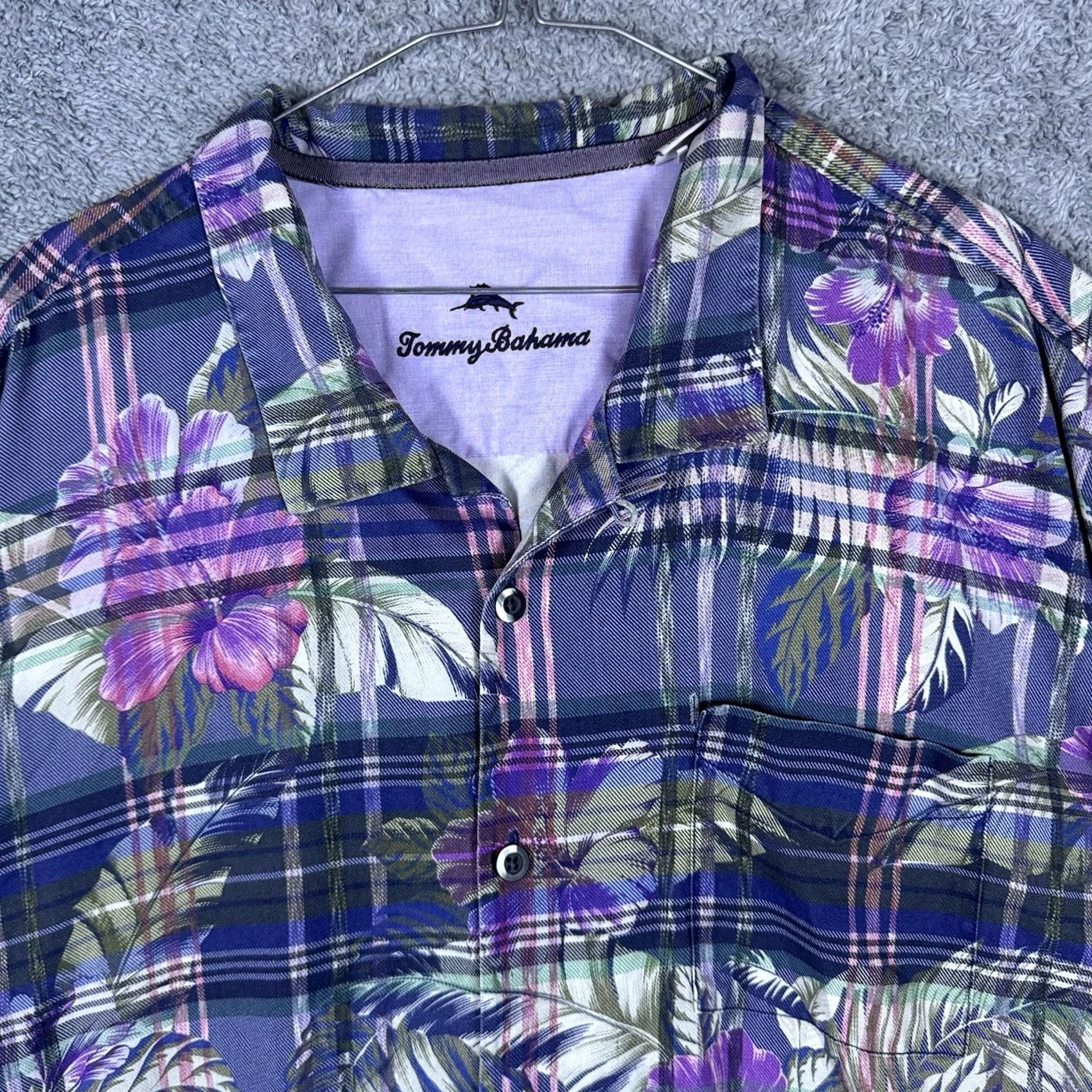 Tommy Bahama Tommy Bahama Shirt Mens 3XLB Huladays IslandZone Hawaiian 100% Silk Floral Size US XXL / EU 58 / 5 - 4 Thumbnail