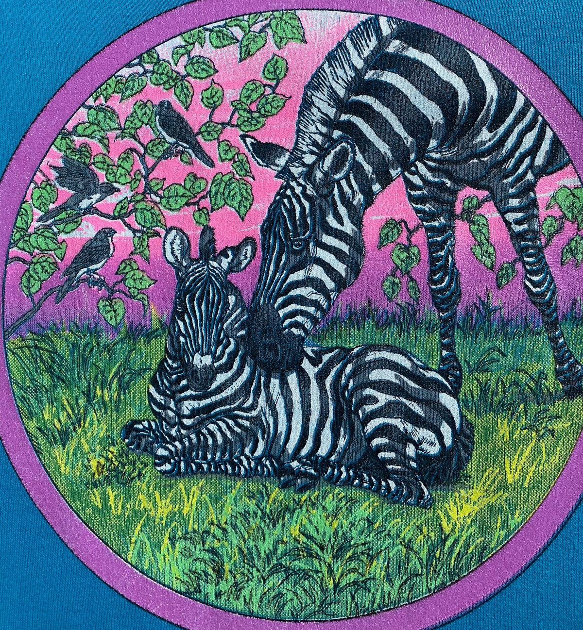 WWF 80’s Zebra World Wildlife Fund WWF Sweatshirt Medium Size M / US 6-8 / IT 42-44 - 5 Thumbnail
