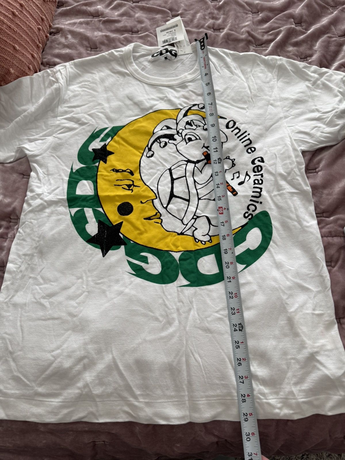 CDG by Comme des Garcons × Online Ceramics Turtle moon tee online ceramics and cdg Size US XL / EU 56 / 4 - 12 Thumbnail