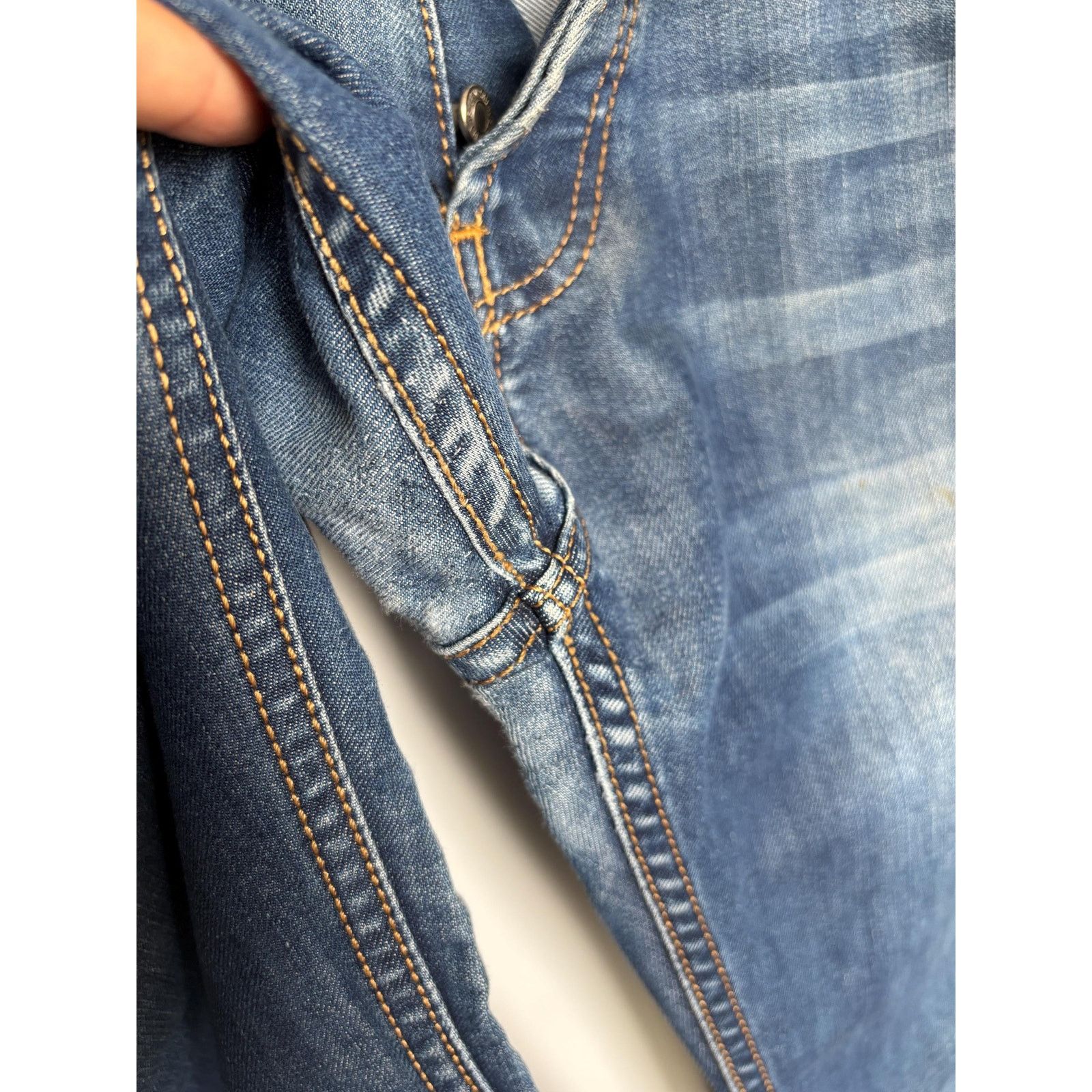 Japanese Brand × Levi's × Levi's Vintage Clothing Levi’s 501 USA W34 L34 544 Button Fly Straight Leg 90s Denim Size US 34 / EU 50 - 8 Thumbnail
