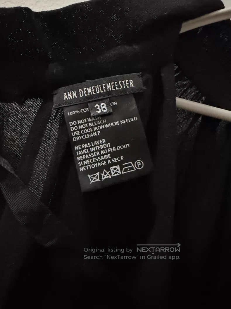 Ann Demeulemeester Ann Demeulemeester Backless Tie Black Shirt Size XS / US 0-2 / IT 36-38 - 5 Thumbnail