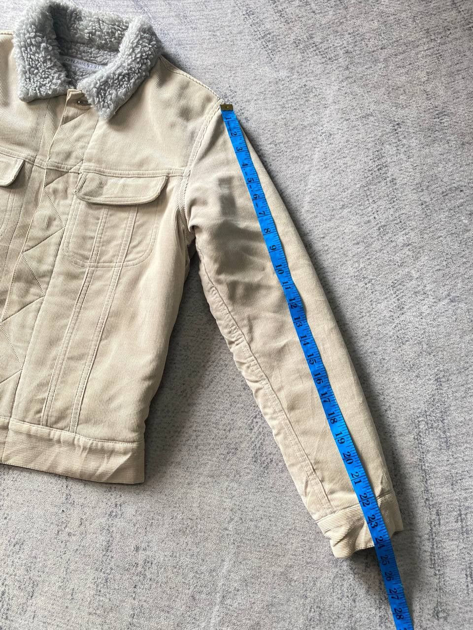 JOHN LAWRENCE SULLIVAN John Lawrence Sullivan Corduroy Sherpa Lined Trucker Jacket Size US XS / EU 42 / 0 - 15 Thumbnail
