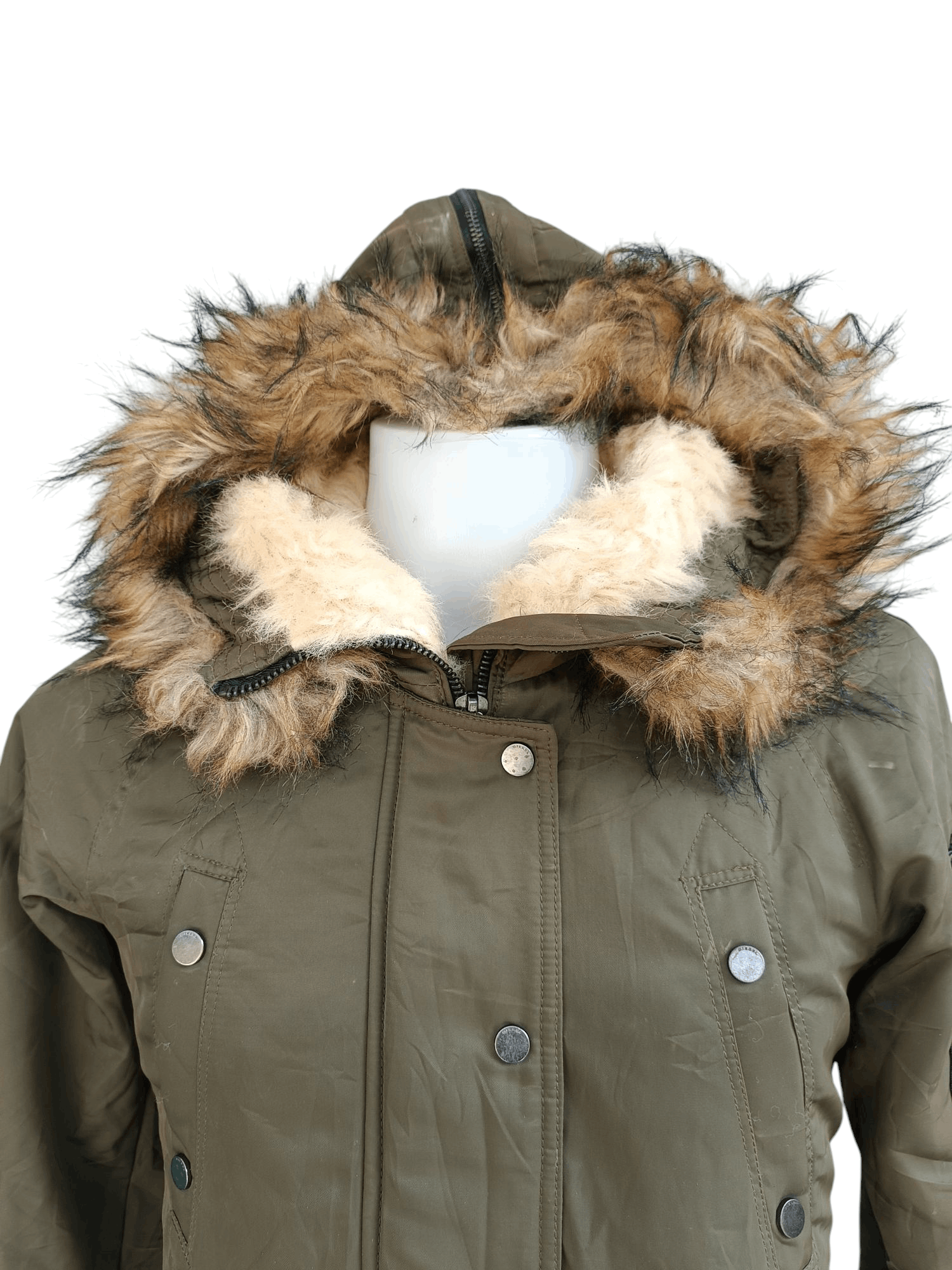 Diesel FIRE 🔥 Diesel Fur Hoodie Jacket Rare Design FR014 Size US S / EU 44-46 / 1 - 5 Thumbnail
