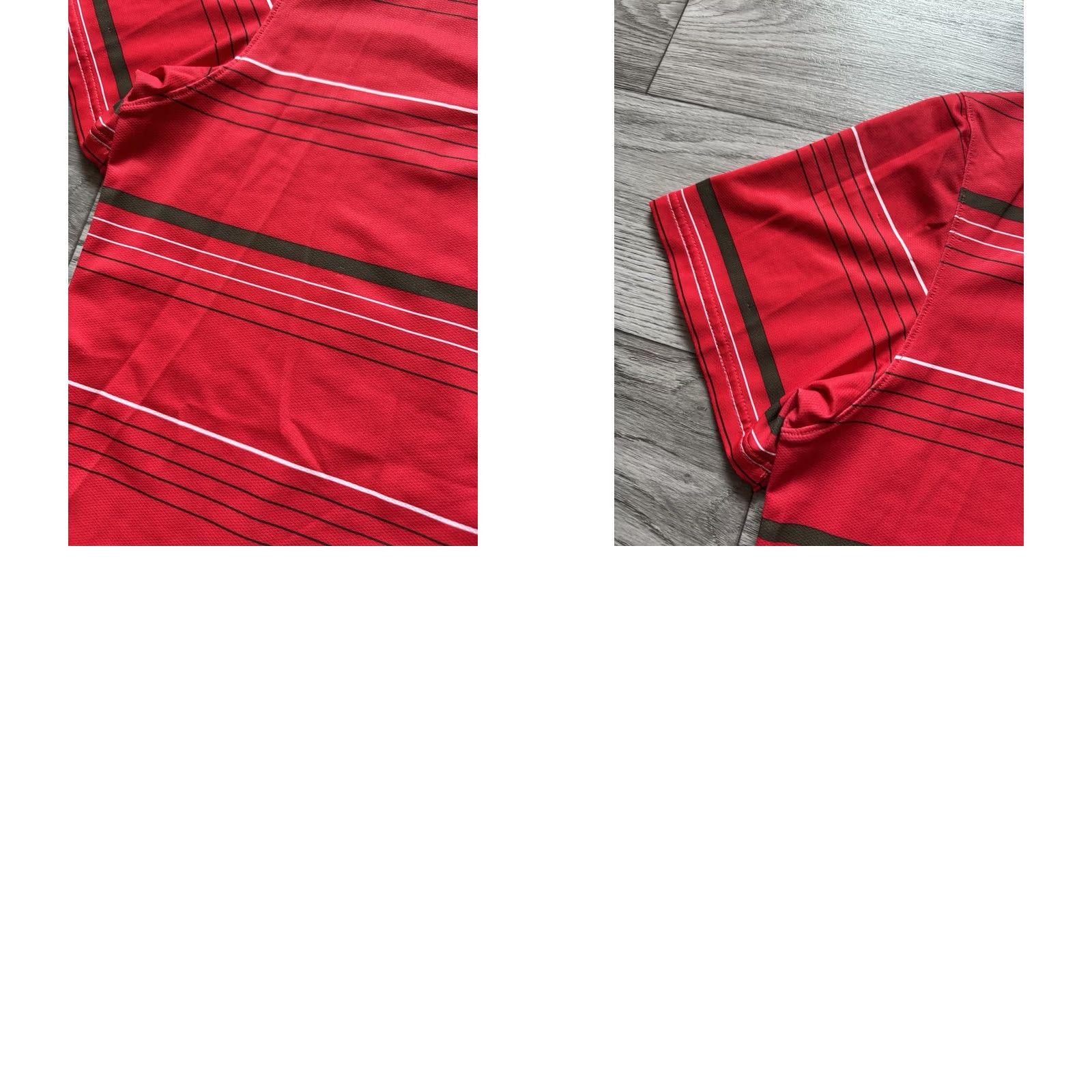 Nike Nike RF Striped Tennis Polo Shirt L Men Red 2012 Nike Template Roger Federer RF Striped Tennis Polo Shirt Size L Mens Size US L / EU 52-54 / 3 - 11 Thumbnail