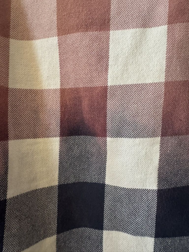 Greg Lauren Beach faded navy/white buffalo check flannel Size US M / EU 48-50 / 2 - 9 Thumbnail