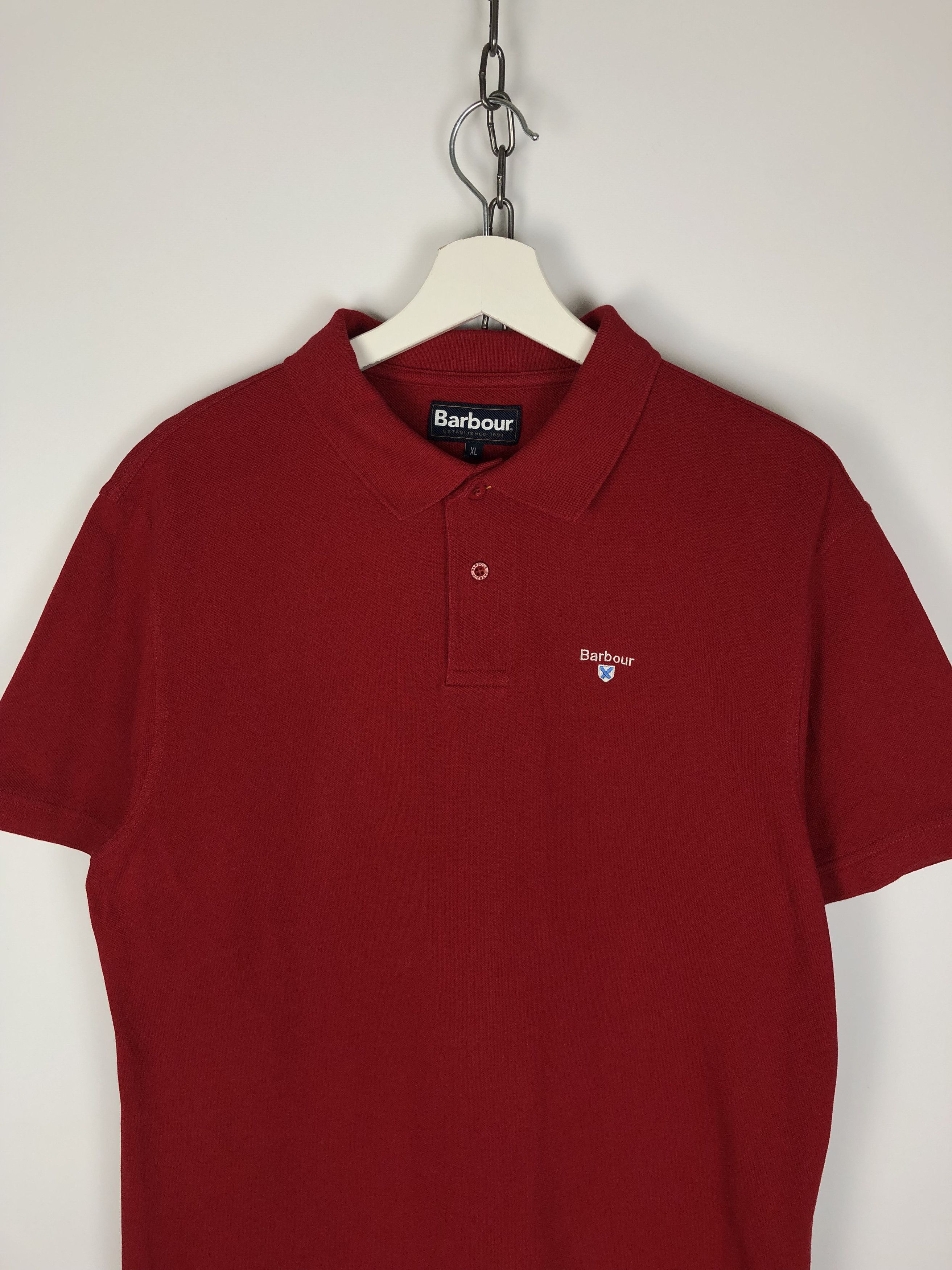 Barbour Barbour Basic Polo T-Shirt Small Logo Red size XL Size US XL / EU 56 / 4 - 2 Thumbnail