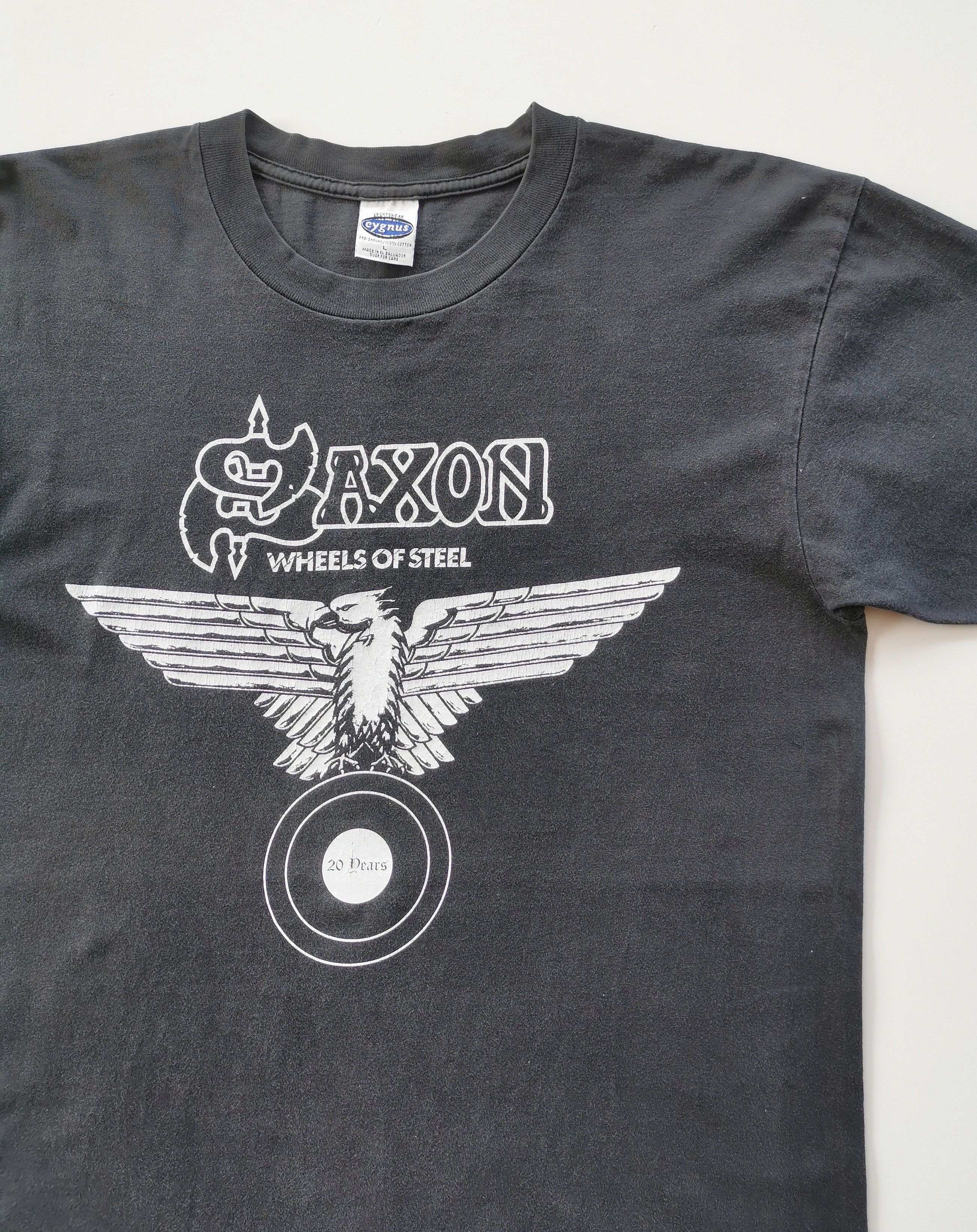 Band Tees Vintage Saxon Heavy Metal Band Tshirt Size US L / EU 52-54 / 3 - 3 Thumbnail