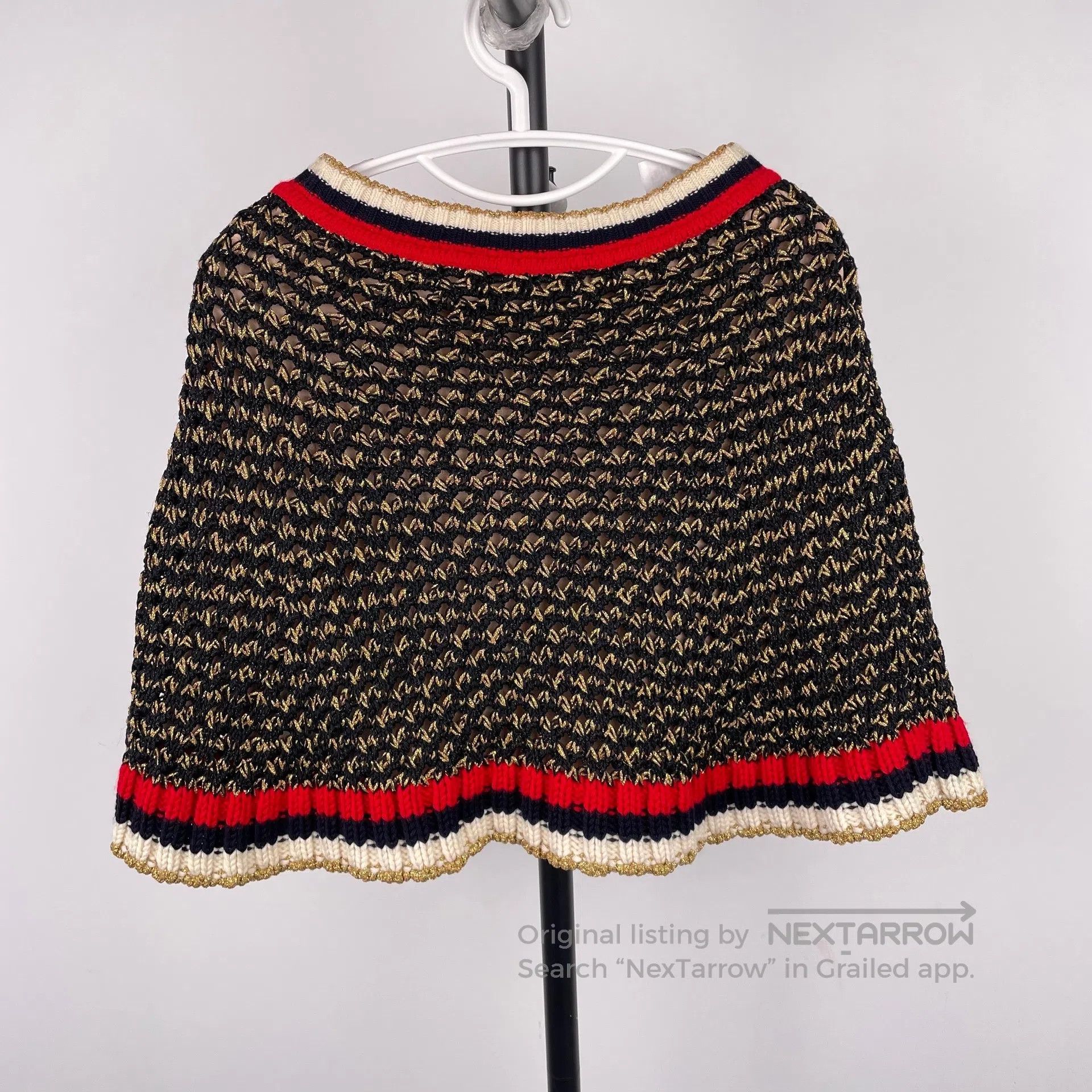 Gucci Guicci Color-blocked Striped Pearl Button Wool Long-sleeve Size US S / EU 44-46 / 1 - 3 Thumbnail