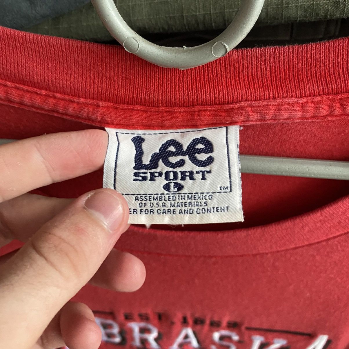 Lee Vintage Lee Sport Nebraska Huskers 90’s Faded tee Size US L / EU 52-54 / 3 - 4 Thumbnail
