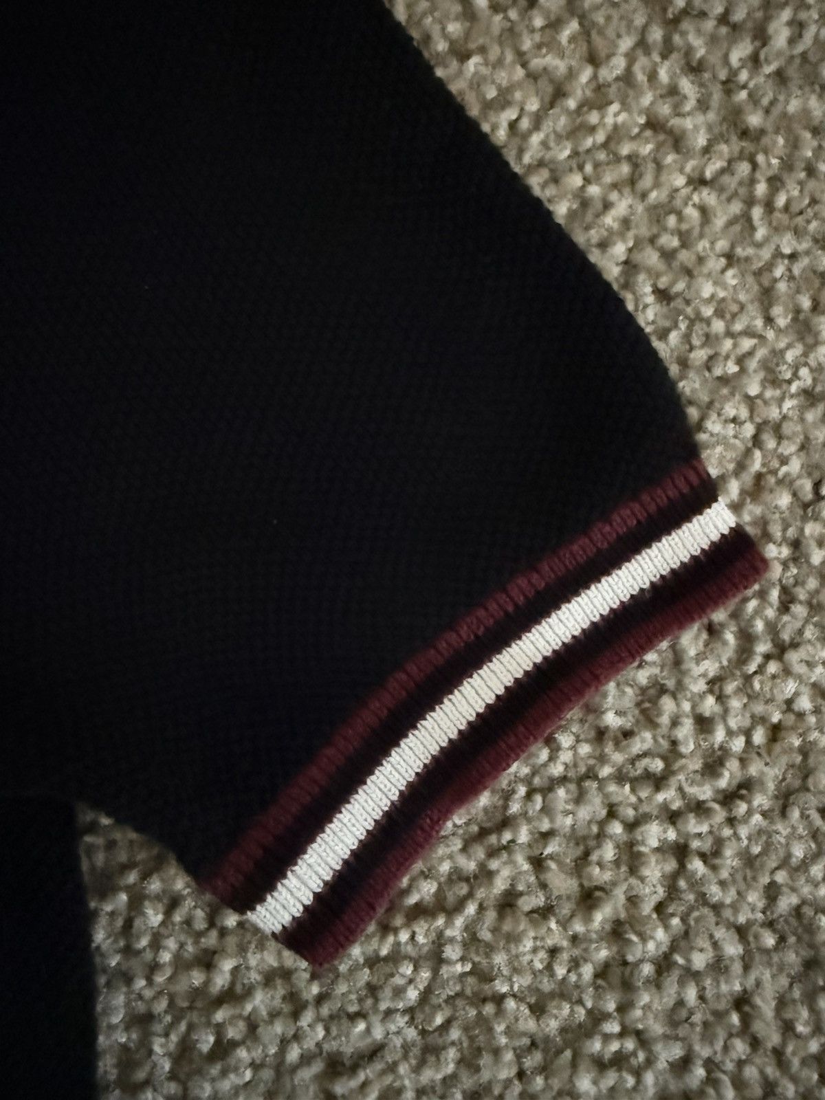 Topman Knit Tipped Piqué T-Shirt Size US S / EU 44-46 / 1 - 3 Thumbnail
