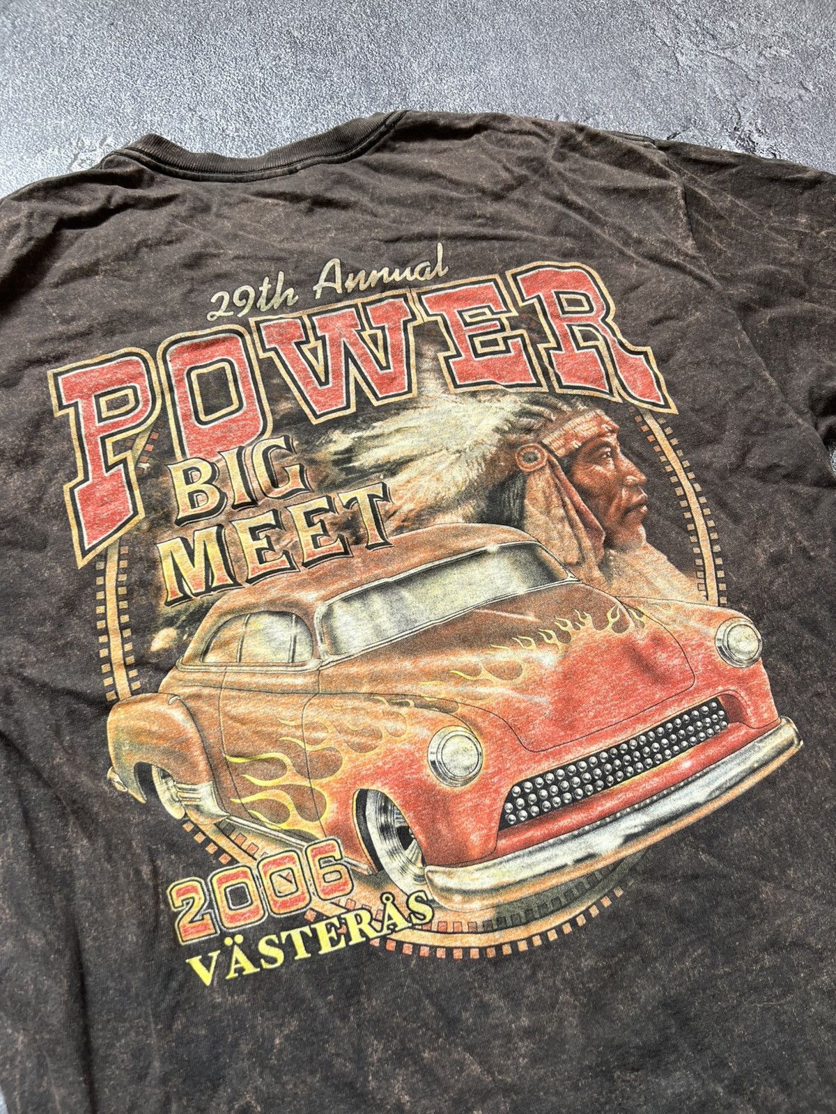 Vintage 00s Vintage Power Big Car Meet 2006 Rusted Logo T-Shirt Size US L / EU 52-54 / 3 - 2 Thumbnail