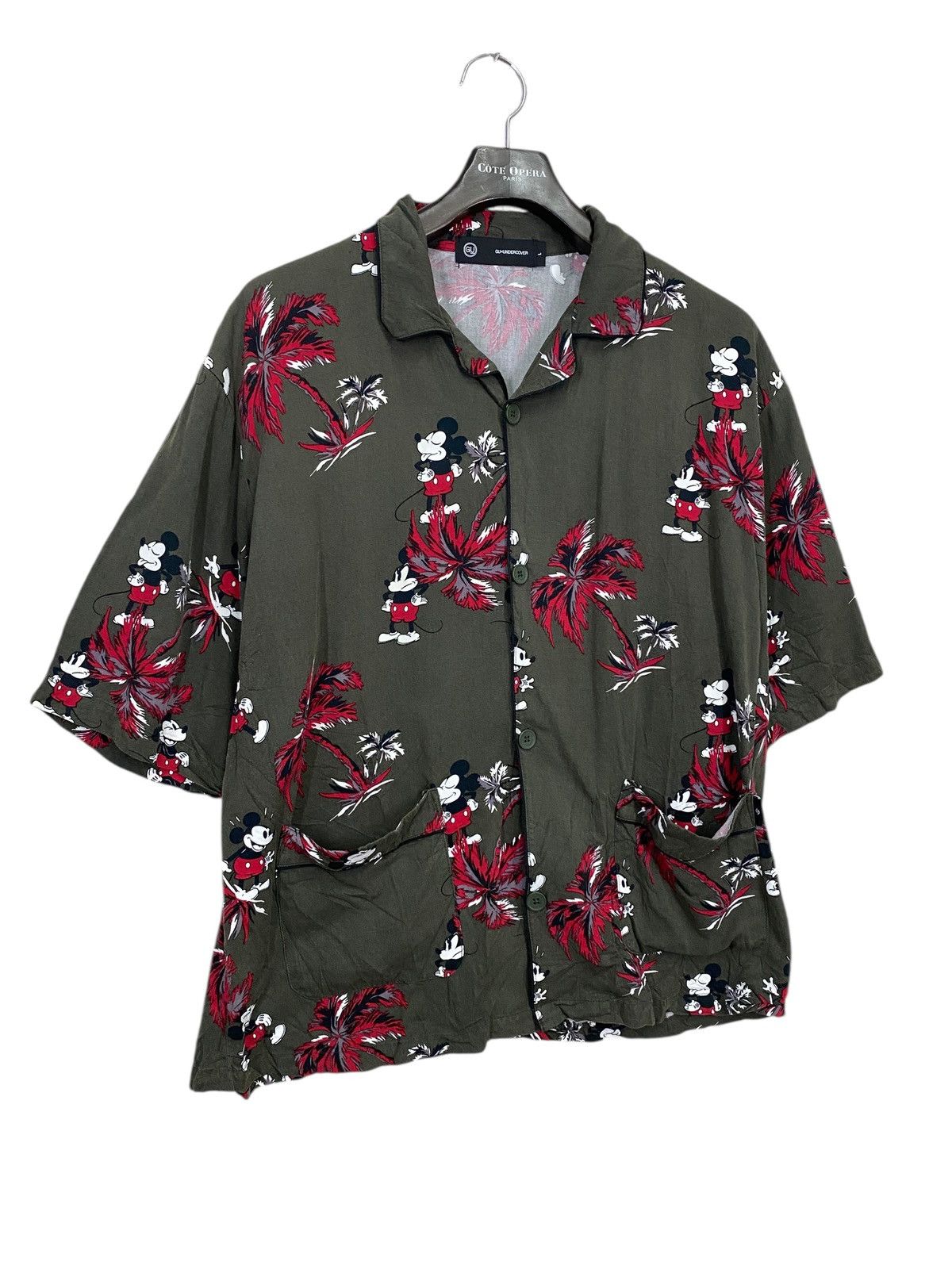 Mickey Mouse Gu x mickey x undercover shirt full printed mickey Size US L / EU 52-54 / 3 - 3 Thumbnail