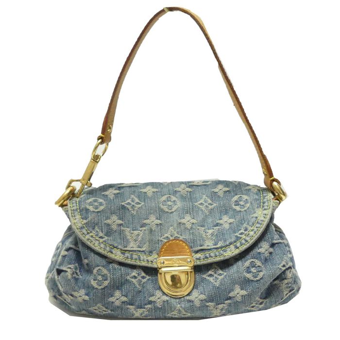 Louis Vuitton Louis Vuitton Mini Pleaty Monogram Denim Shoulder Bag ...