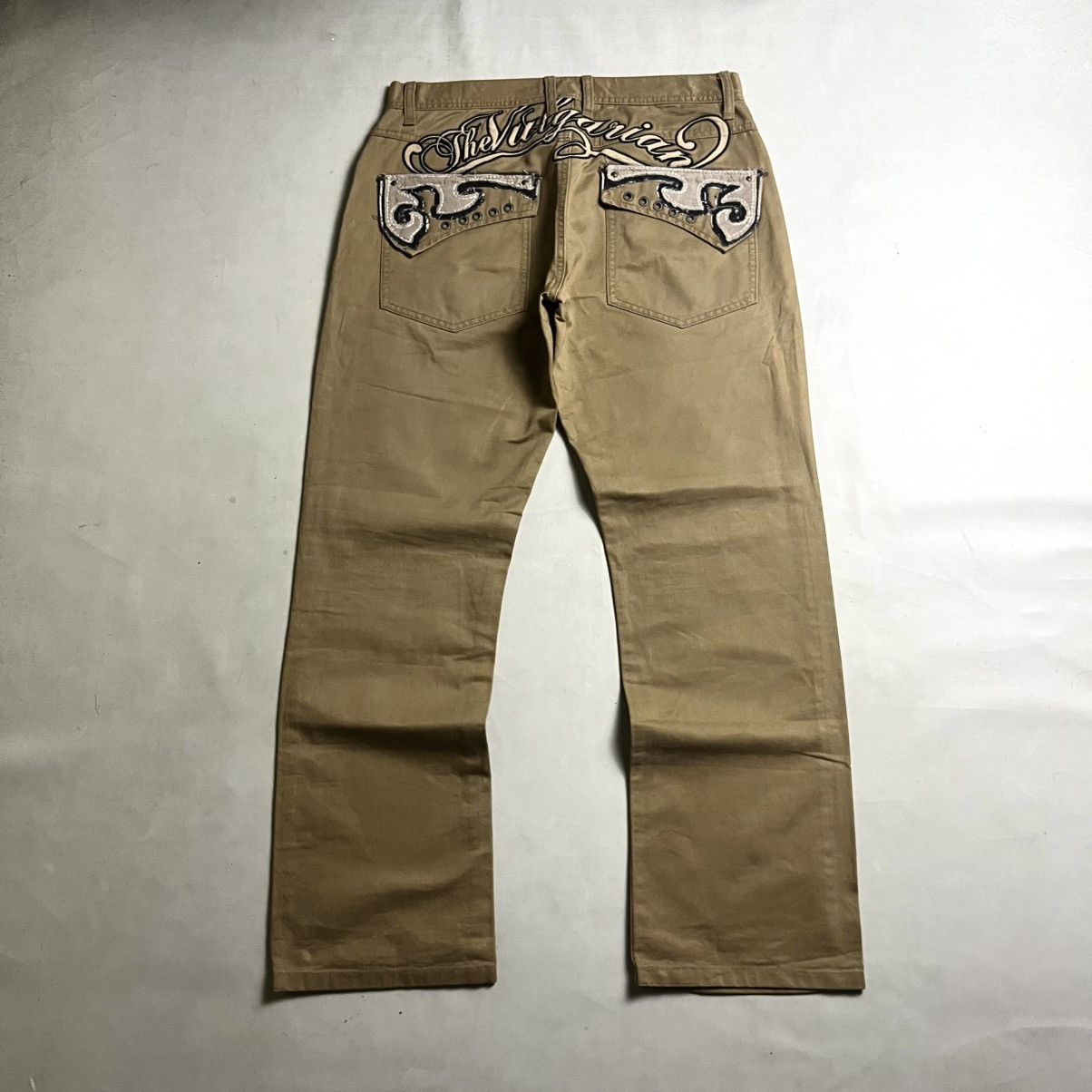 If Six Was Nine 🔥HOT🔥Early 00s In the attic Embroidery pant Size US 31 - 1 Thumbnail