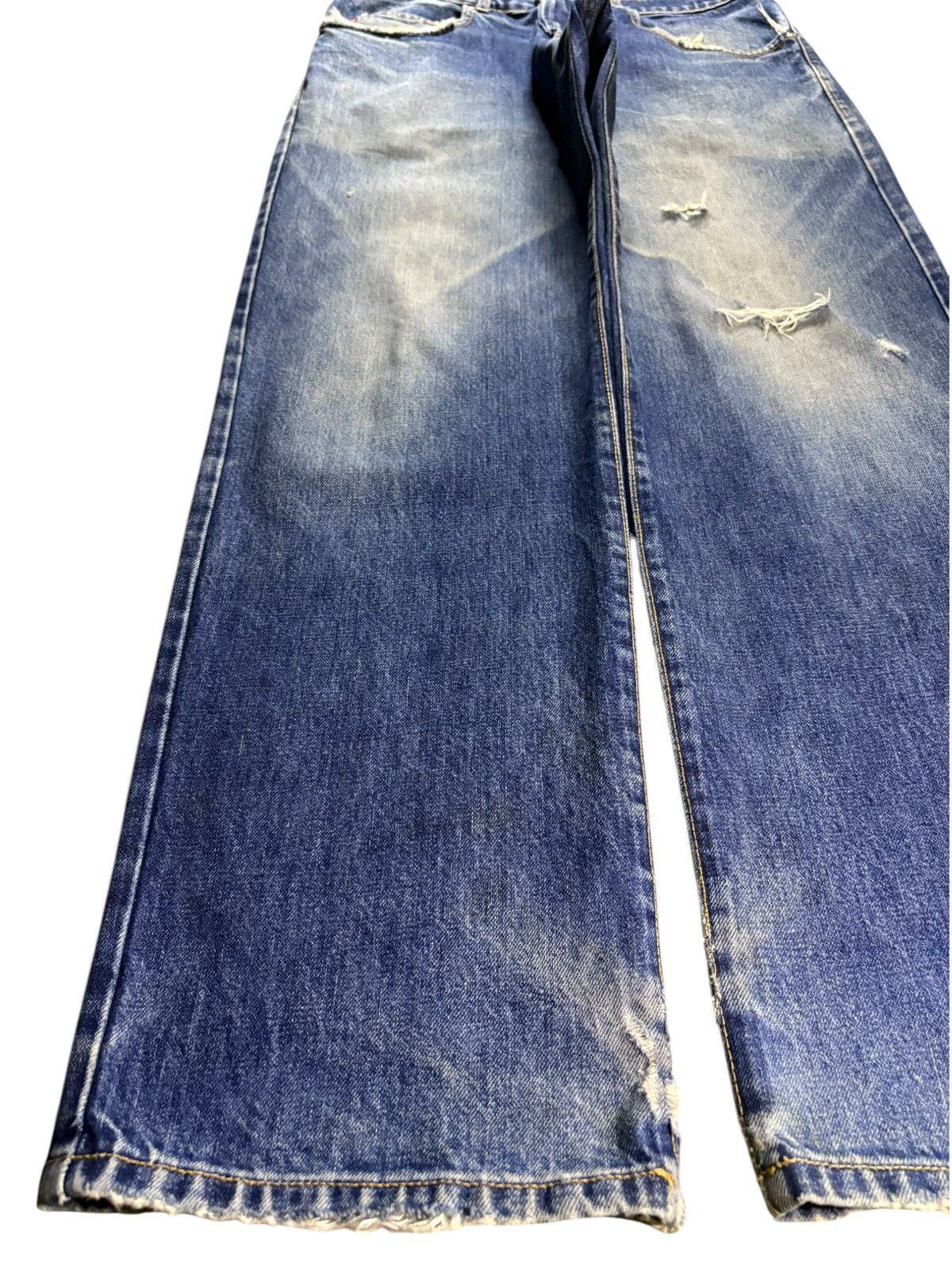 Stussy Vintage Stussy Mud Wash Distressed Loose Baggy Jeans Size US 34 / EU 50 - 6 Thumbnail