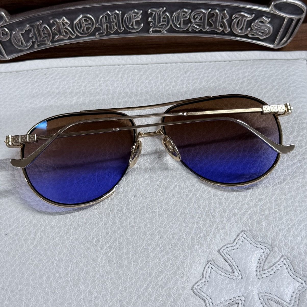 Chrome Hearts Chrome Hearts STEPPIN’ BLU II 1/1 Sunglasses Size ONE SIZE - 2 Thumbnail
