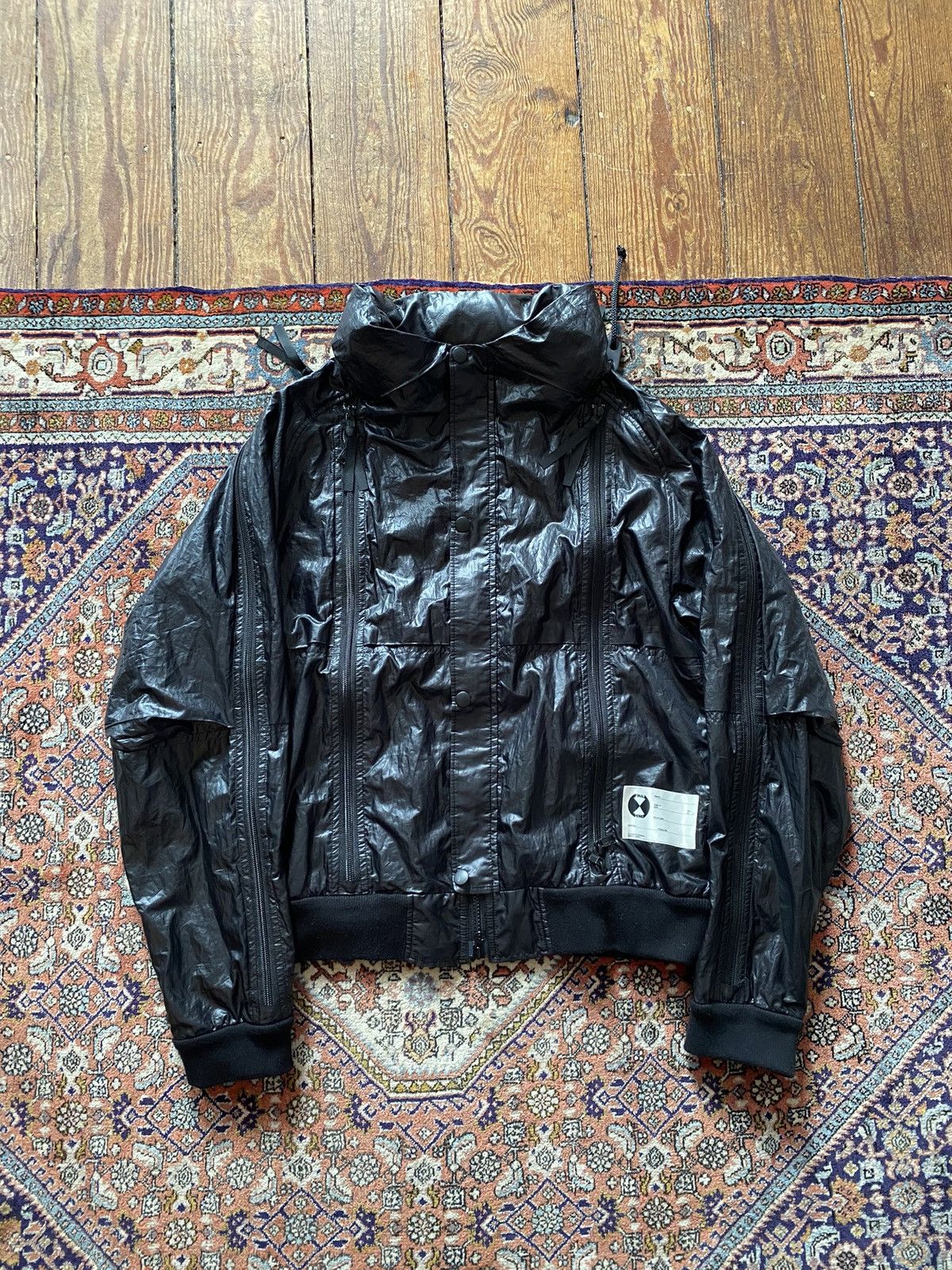 image of Final Home Parachute Jacket in Black, Men's (Size Small)