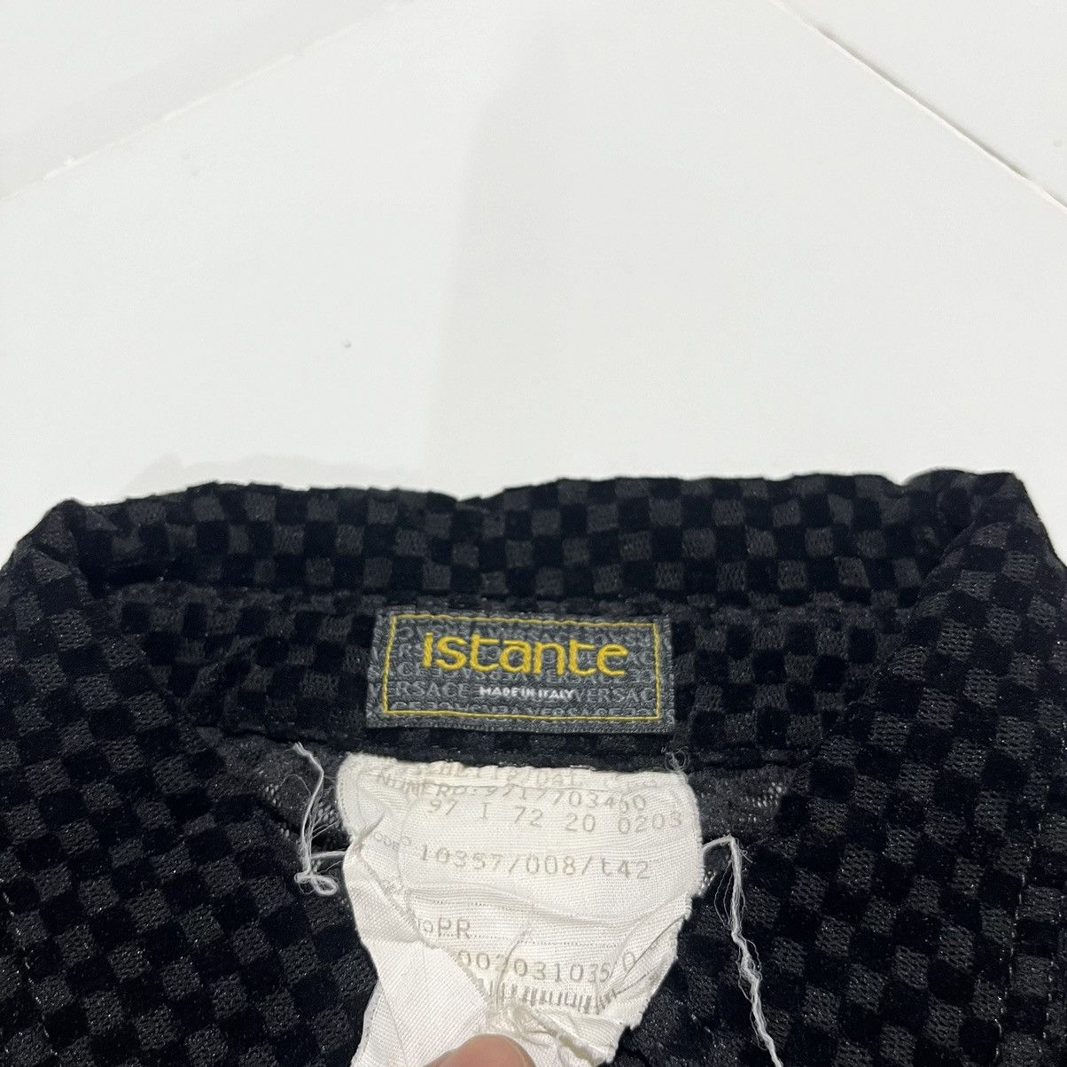 Versace Istante Versace Lace Checkerboard shirt Size M / US 6-8 / IT 42-44 - 6 Thumbnail
