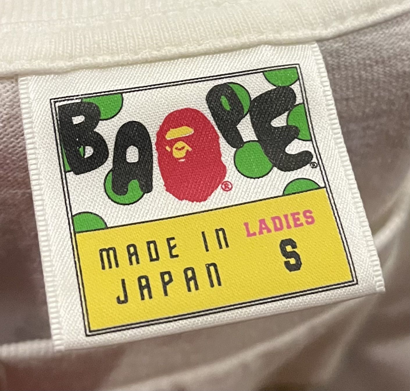 Bape Bape camo logo tee shirt Size S / US 4 / IT 40 - 4 Thumbnail