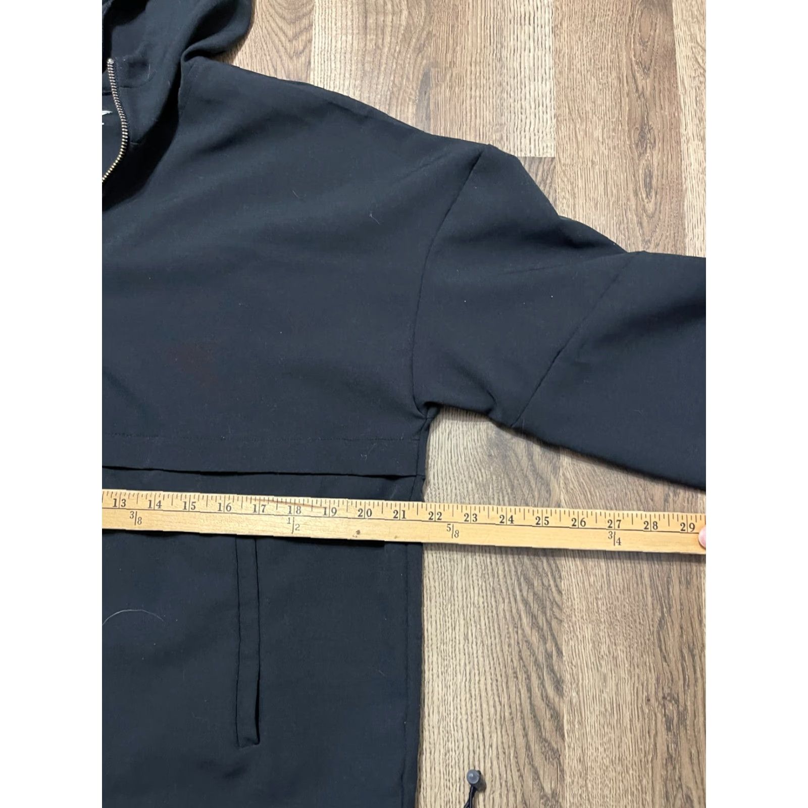 Avia Avia Hoodie Women's Size Medium Black Pullover 1/4 Zip Up Size M / US 6-8 / IT 42-44 - 5 Thumbnail