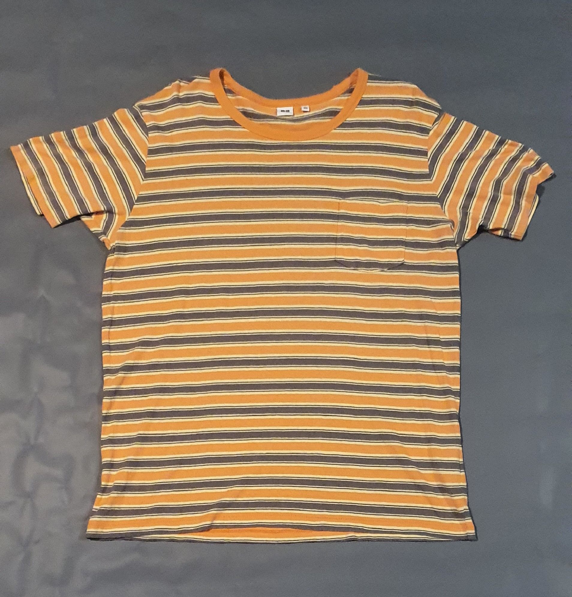 Uniqlo Uniqlo U Striped Pocket T-Shirt Size US XL / EU 56 / 4 - 1 Thumbnail