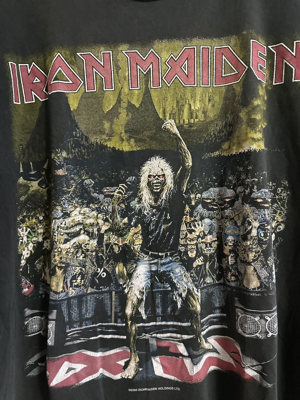 Band Tees × Vintage Iron maiden Size US M / EU 48-50 / 2 - 2 Thumbnail