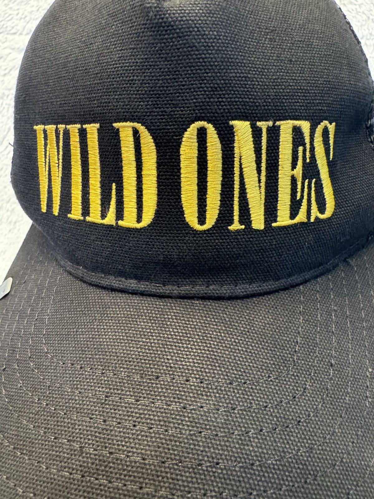 Amiri EUC AMIRI Wild Ones Embroidered Cap in Black & Yellow Size ONE SIZE - 5 Thumbnail