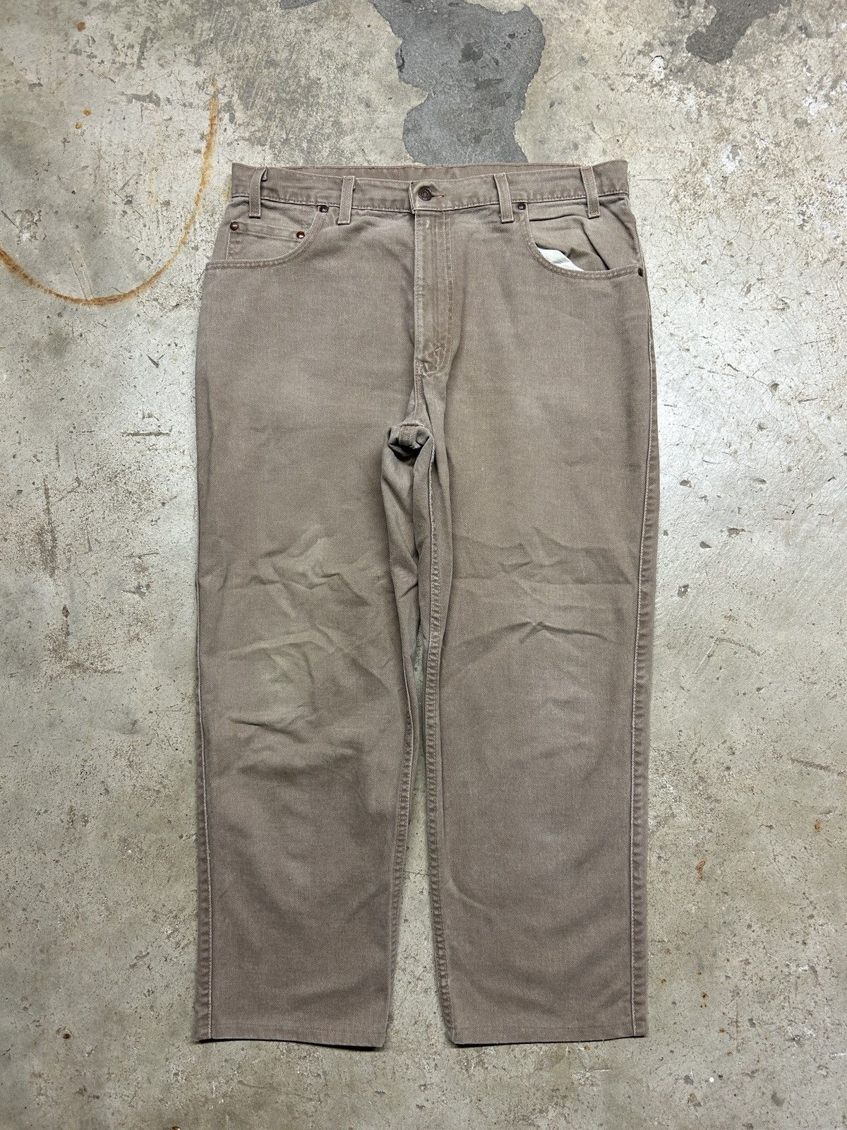 Vintage Vintage Levi 545 Brown Tab Pants | Grailed