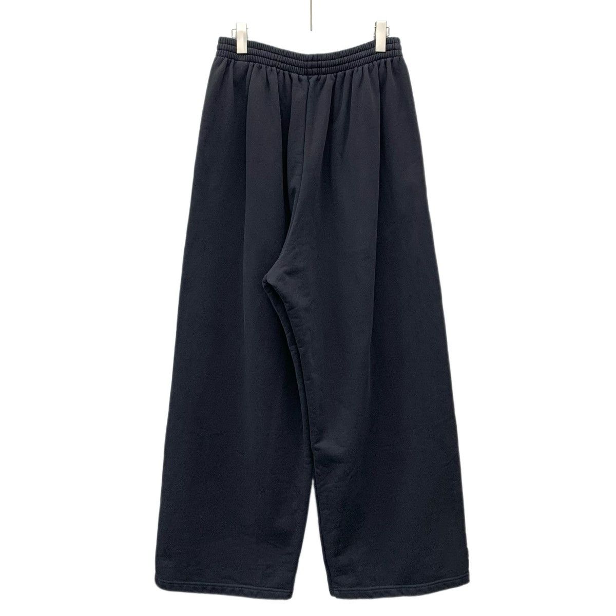 Balenciaga Balenciaga Model Black Logo Print Casual Pants K26WX Size US 32 / EU 48 - 2 Thumbnail