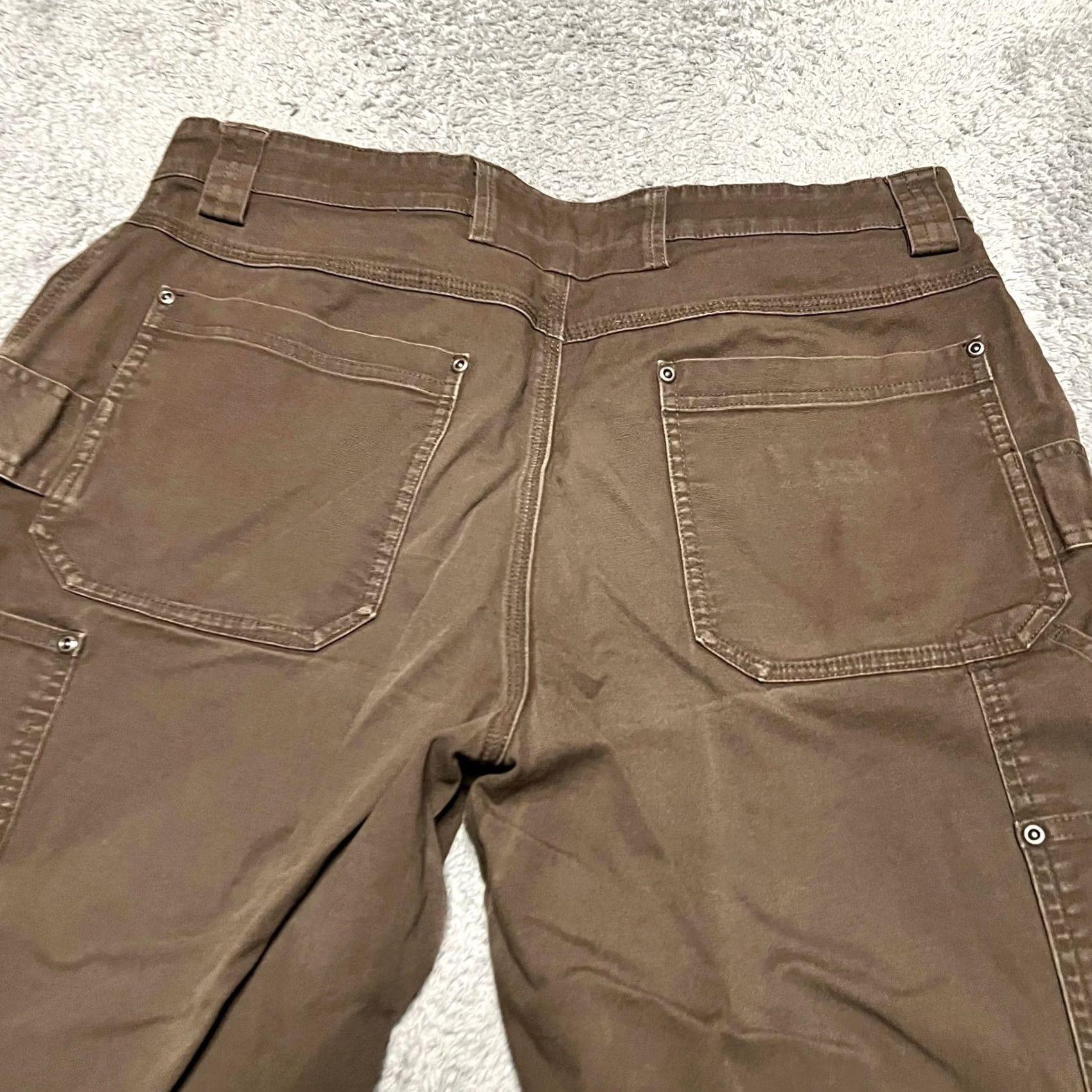 Duluth Trading Company Duluth Trading Pants Mens 36 Chino Relaxed Canvas Carpenter Fire Hose Inseam 26 Brown Mens Size US 36 / EU 52 - 3 Thumbnail