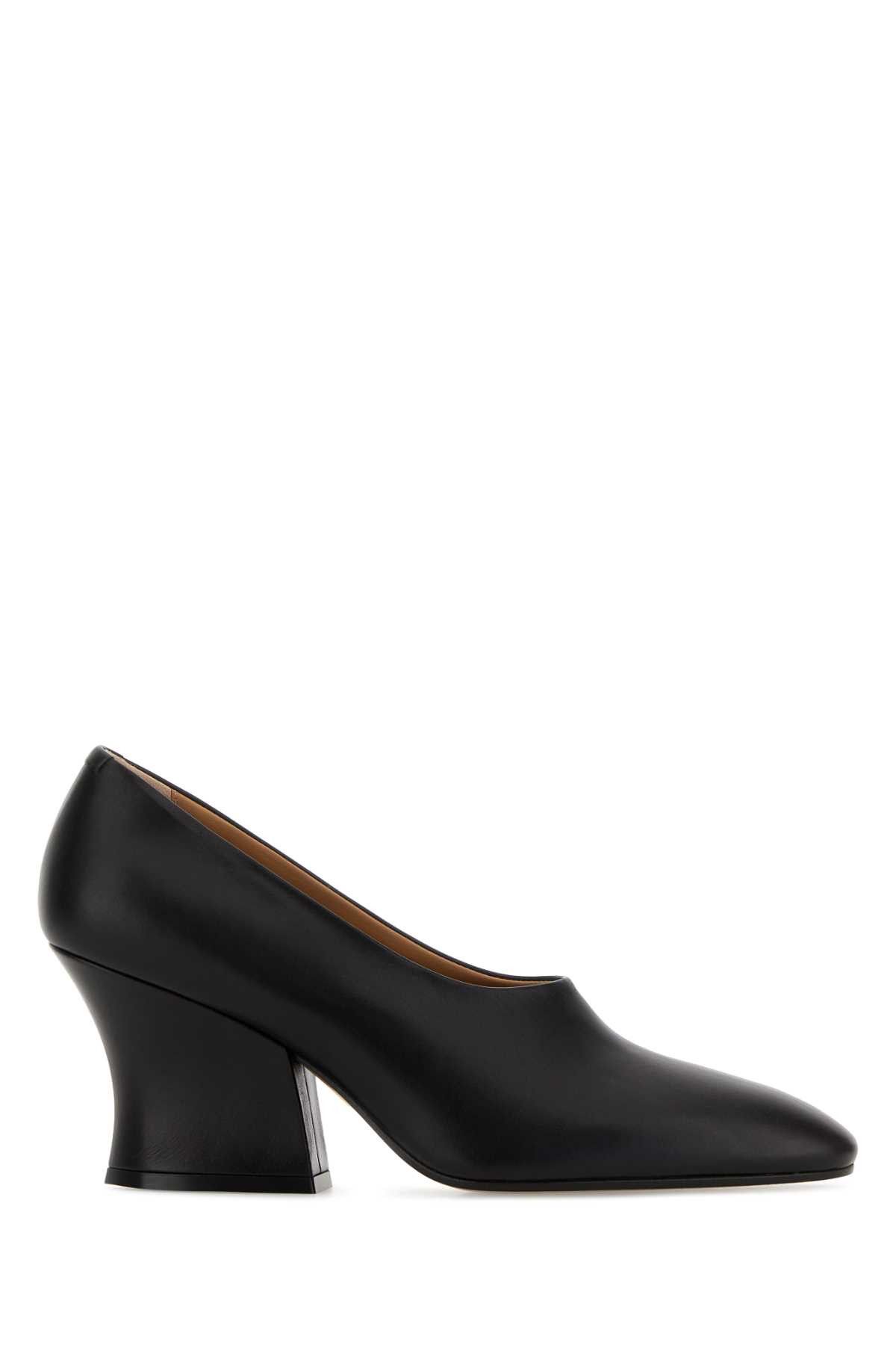 Jil Sander Black Leather Pumps Size US 9 / IT 39 - 1 Thumbnail