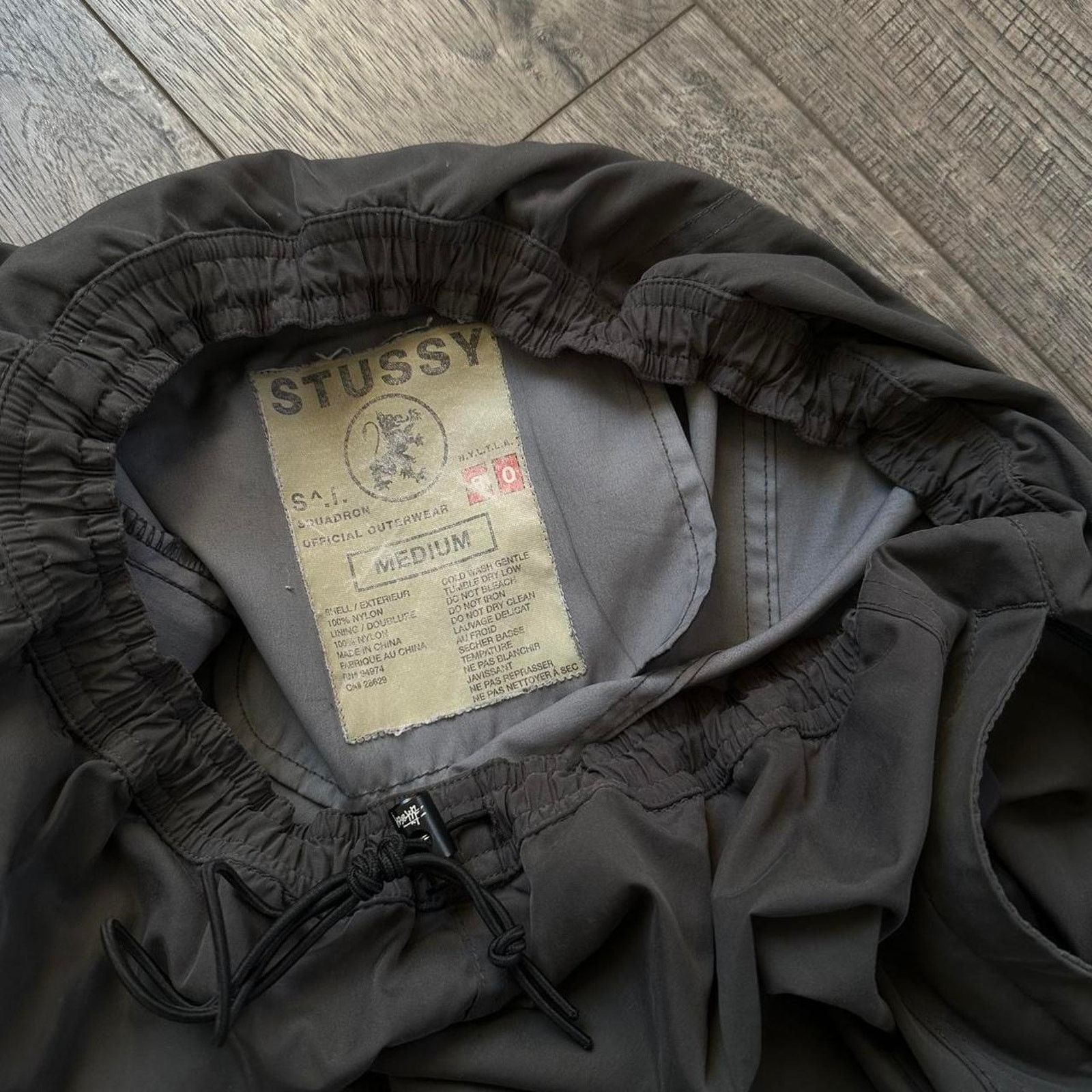 Stussy Rare Vintage 90s Stussy Squadron Cargo Parachute Nylon Pants Size US 31 - 7 Thumbnail
