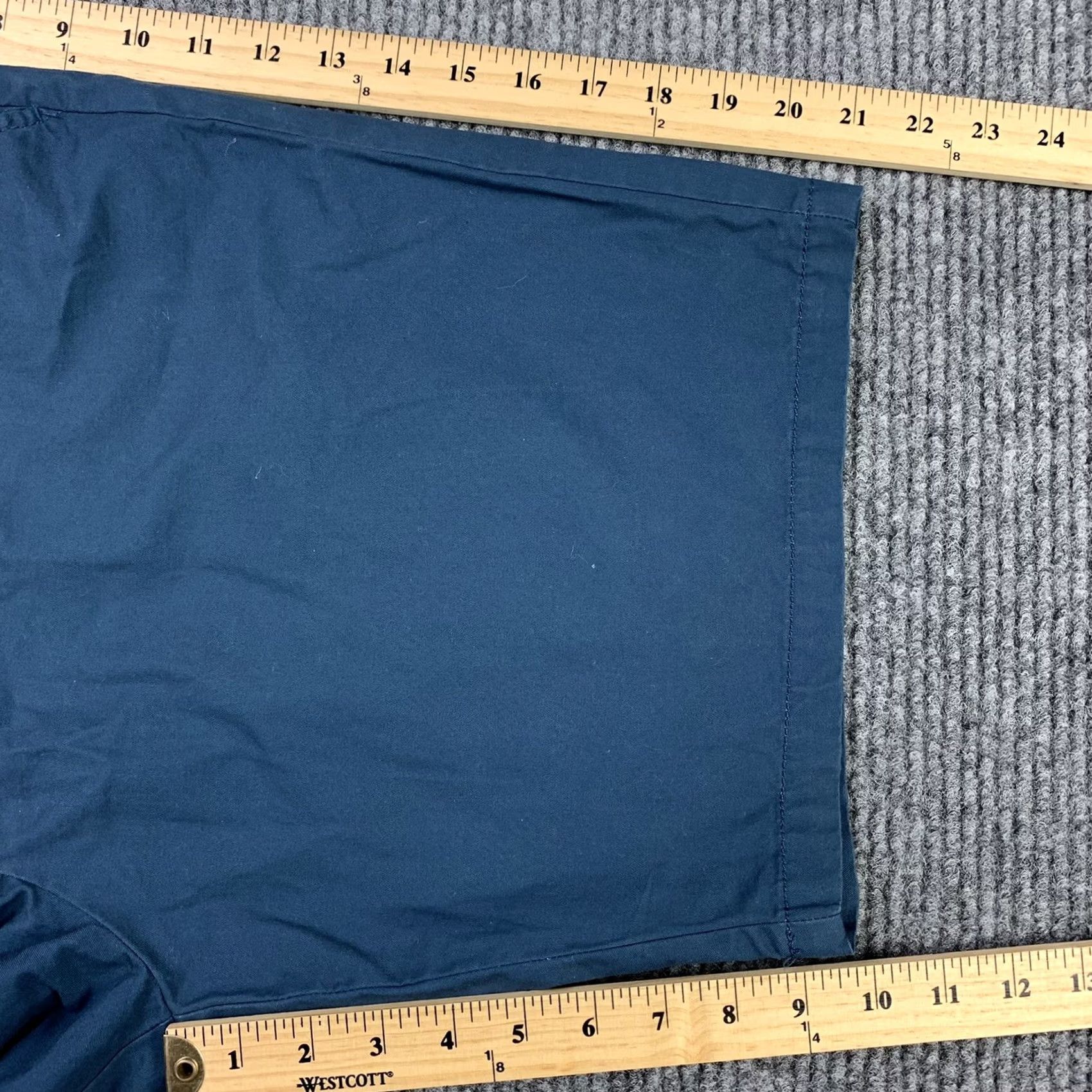 Old Navy NEW Old Navy Mens Size 38 Waist Blue Ultimate Slim Chino Shorts Dressy Casual Shorts Slim Chino Fashion Men Blue 38in Regular Cotton Pockets Store Size US 38 / EU 54 - 5 Thumbnail