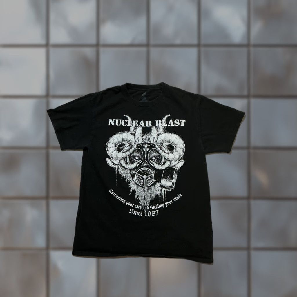 Hanes Nuclear Blast Records Corrupting Your Ears Hardcore Death Metal Rock T-Shirt MD Size US M / EU 48-50 / 2 - 1 Thumbnail