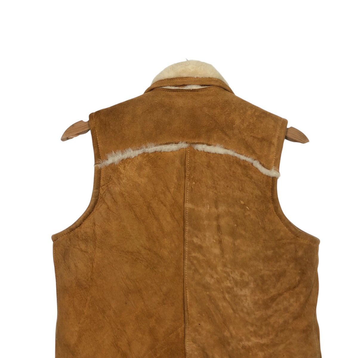 Aero Leathers 📌Vintage Vest Genuine Leather Jacket Shearling Overland Size US S / EU 44-46 / 1 - 10 Thumbnail