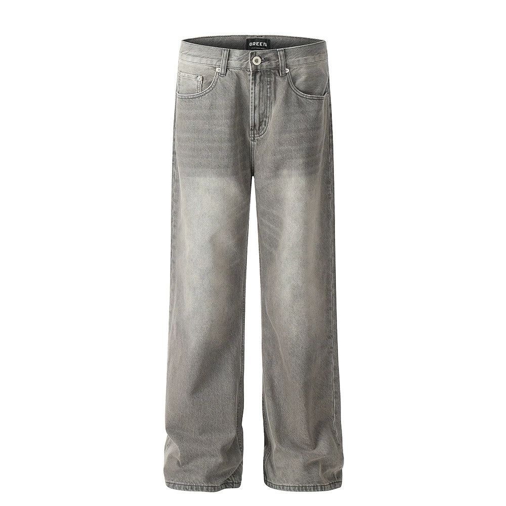 Vintage Men's American retro distressed washed gradient jeans Size US 32 / EU 48 - 1 Thumbnail