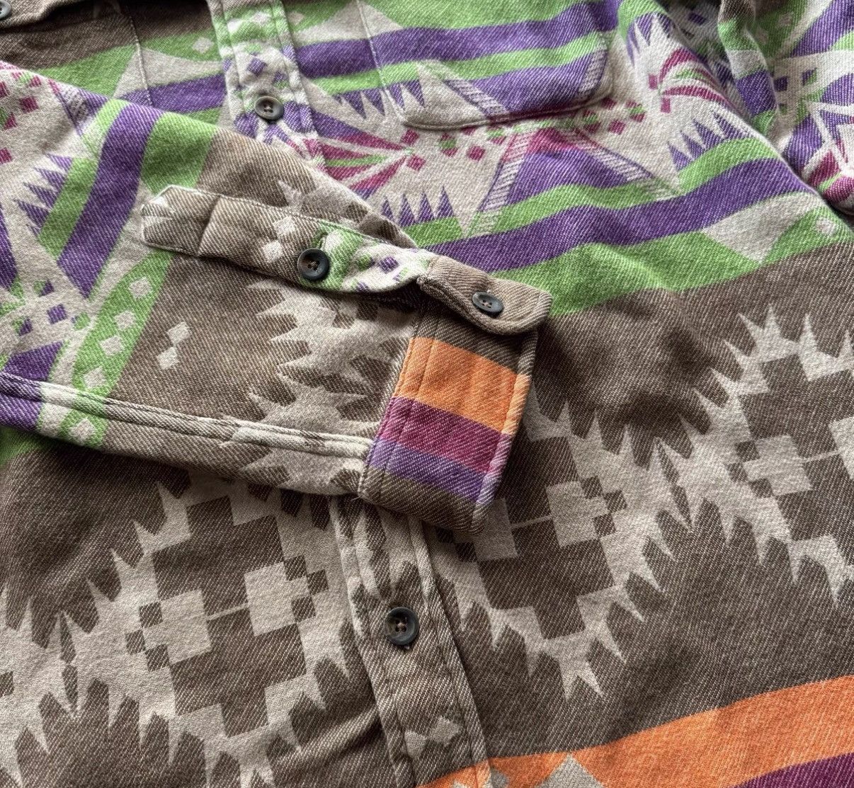 Polo Ralph Lauren Polo Ralph Lauren Southwestern Heavy Shirt K22 Size US XL / EU 56 / 4 - 5 Thumbnail