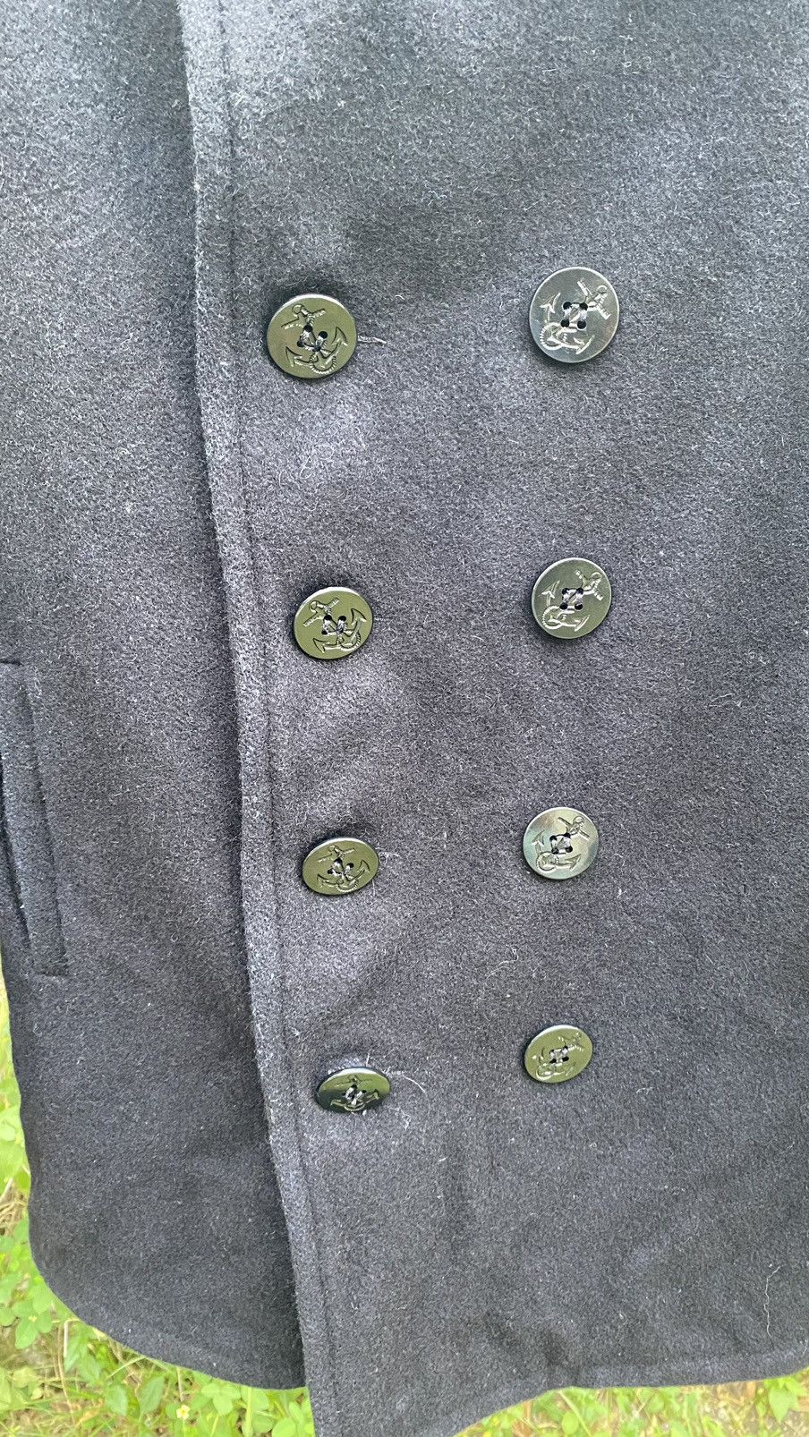 Schott Schott N.Y.C. Wool Pea Coat Jacket 740N US Navy Mens Size US XXS / EU 40 - 7 Thumbnail