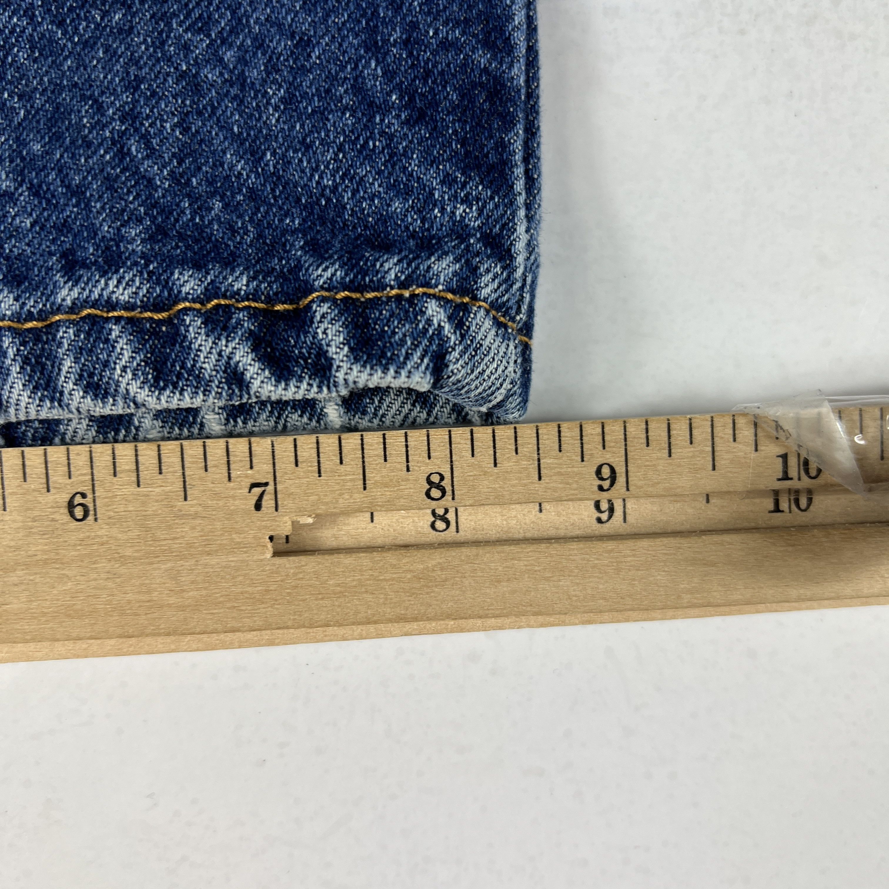 Levi's Levi's Jeans 505 Straight Blue Faded Cotton Denim Size US 37 - 19 Thumbnail