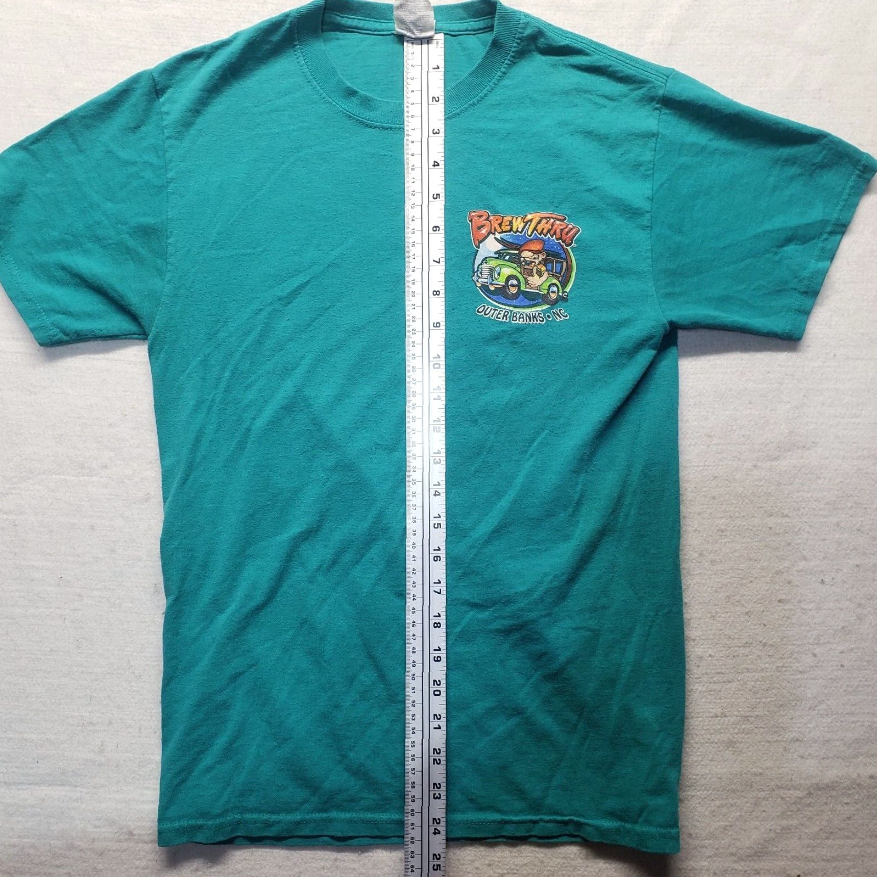 Gildan Brew Thru 40th Anniversary Shirt - Beach Classic Blue Adult Small Men’s S Limited Edition 2017 Gildan T-Shirt Size US S / EU 44-46 / 1 - 6 Thumbnail