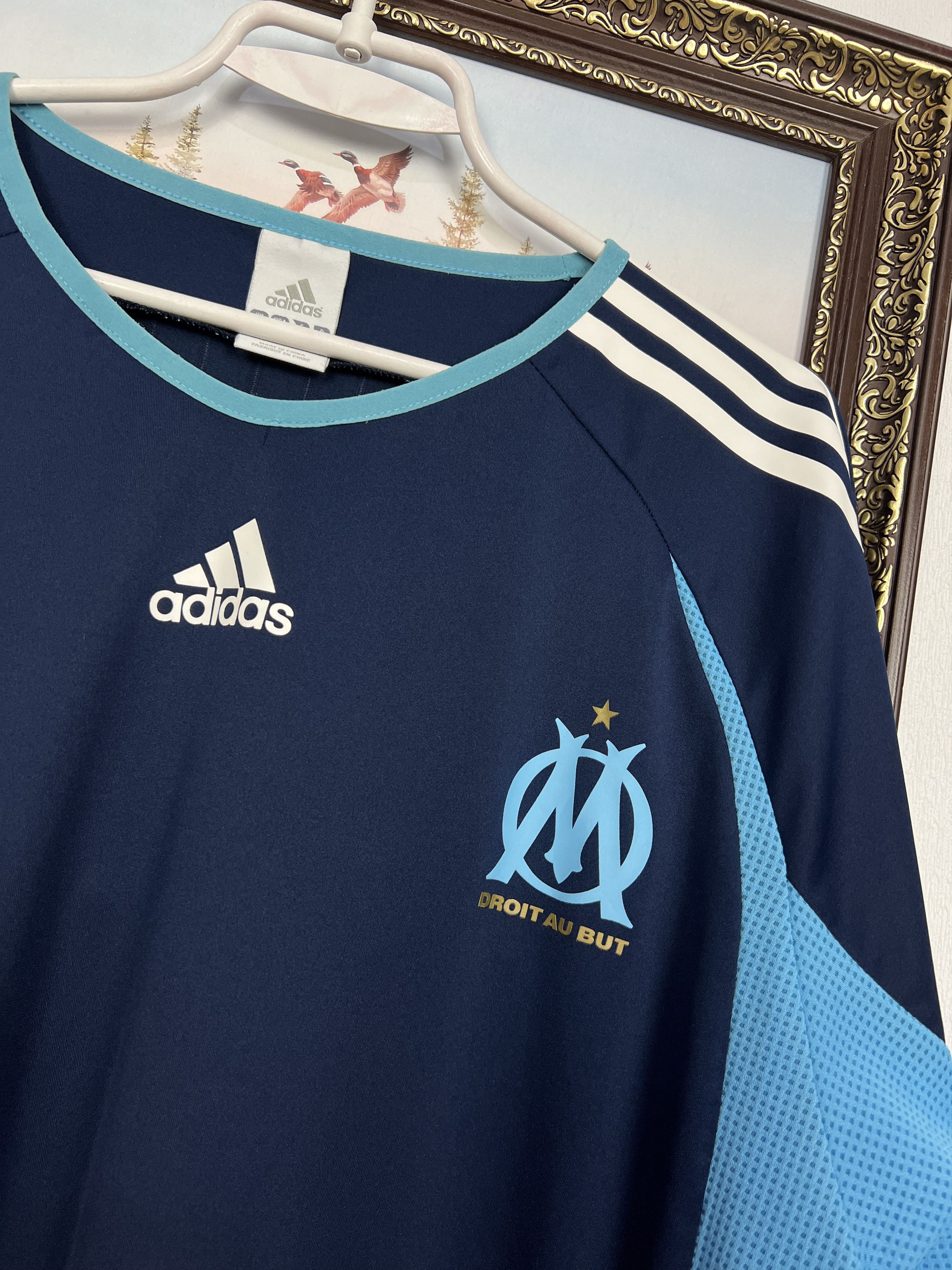 Adidas Marseille Formotion Football Sweatshirt TrackTop Long Sleeve Size US XXL / EU 58 / 5 - 3 Thumbnail