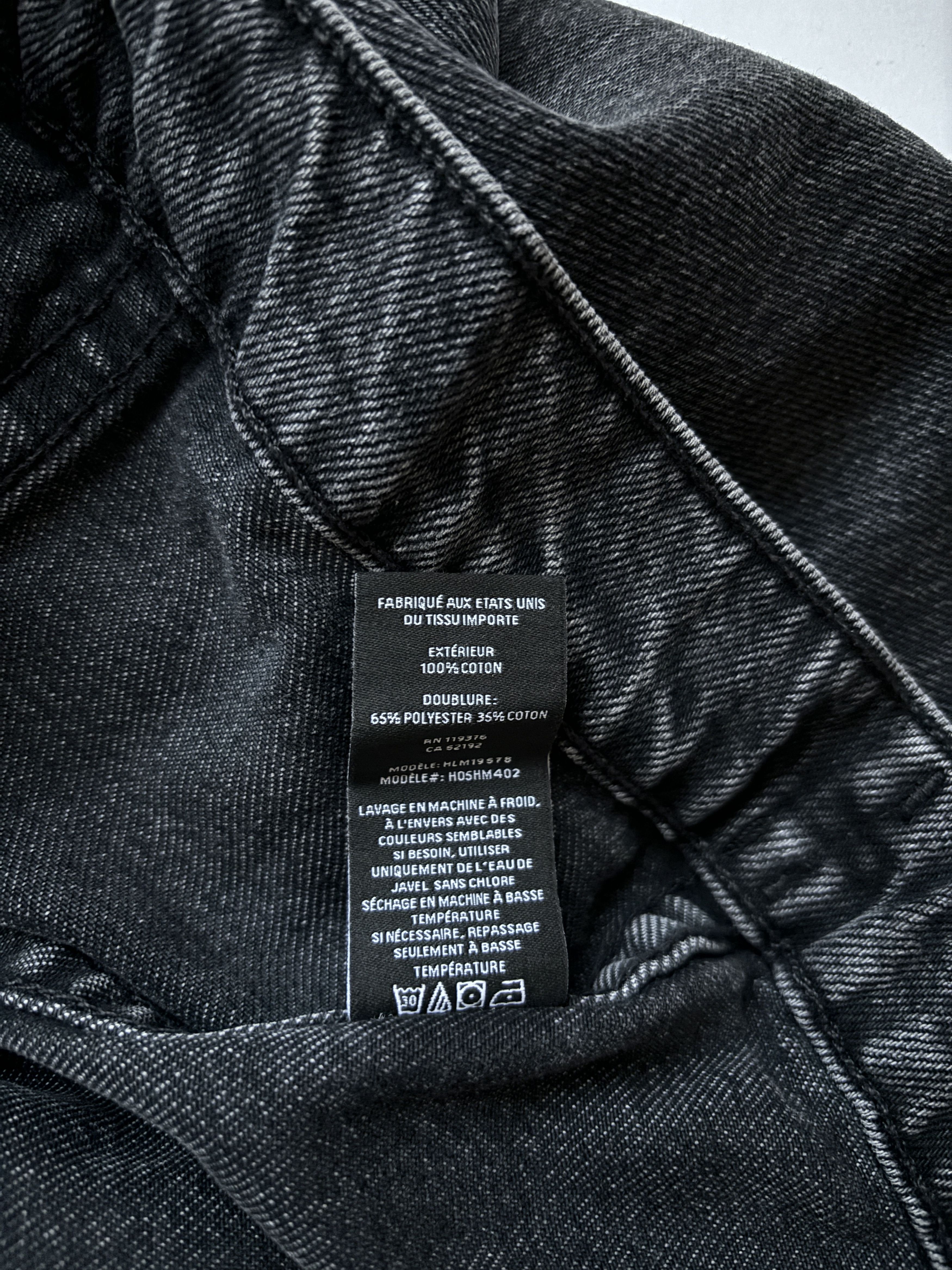 Helmut Lang ⚡️QUICK SALE⚡️Helmut Lang Coal Wash Denim Jean Jacket Size US L / EU 52-54 / 3 - 5 Thumbnail
