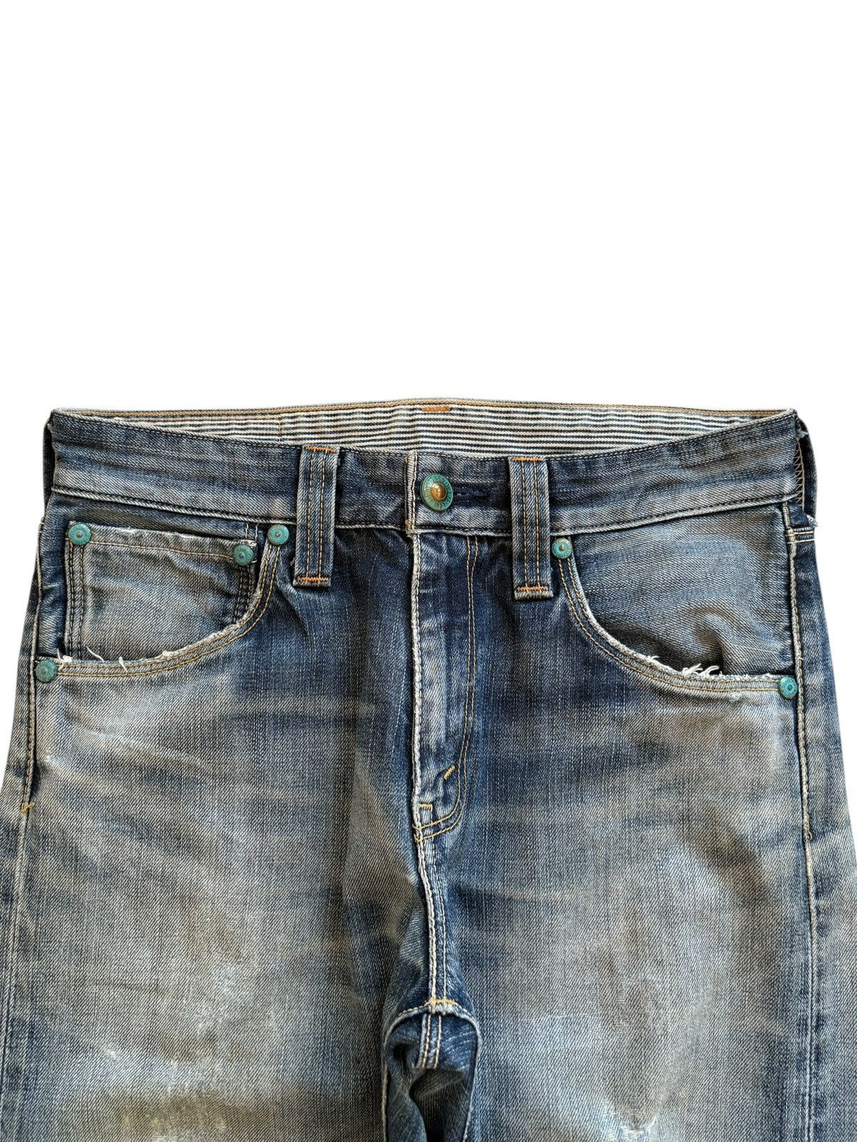 Levi's Vintage 90s Levis 503 Mud Wash Distressed Loose Baggy Jeans Size US 31 - 4 Thumbnail