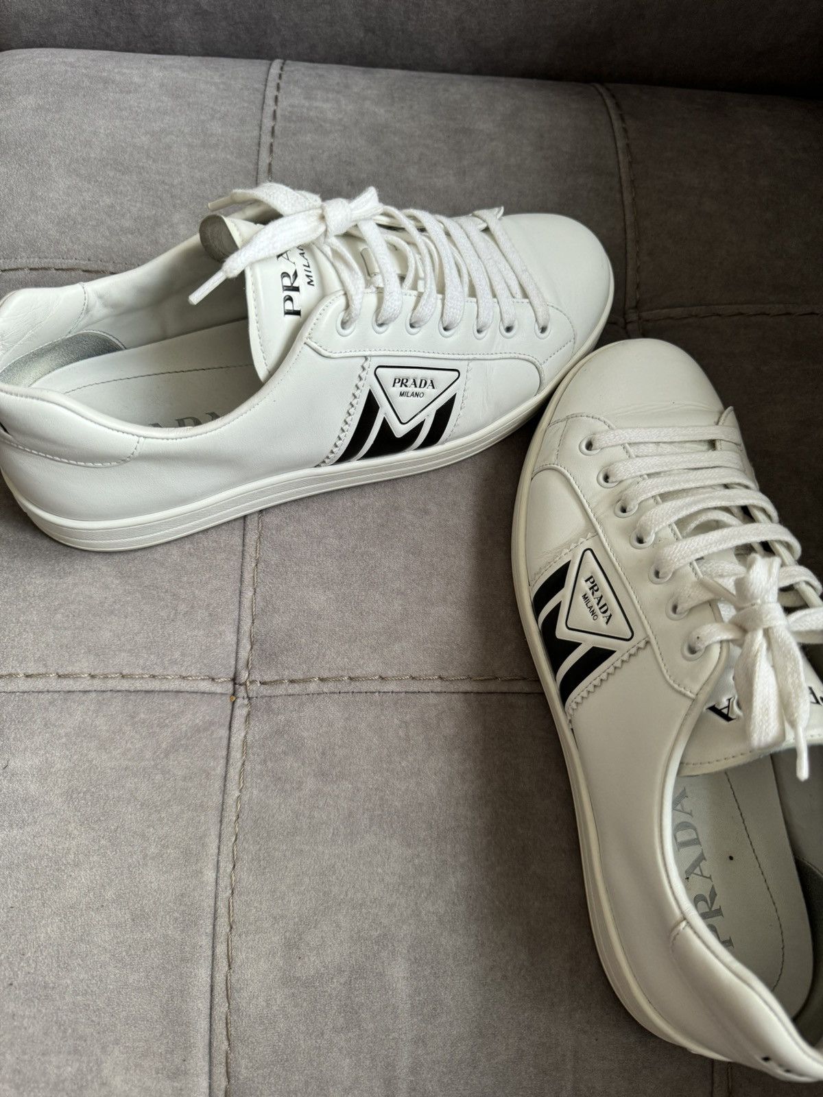 Prada Prada men sneakers SZ UK8 study insole measurements in photo Size US 9.5 / EU 42-43 - 5 Thumbnail