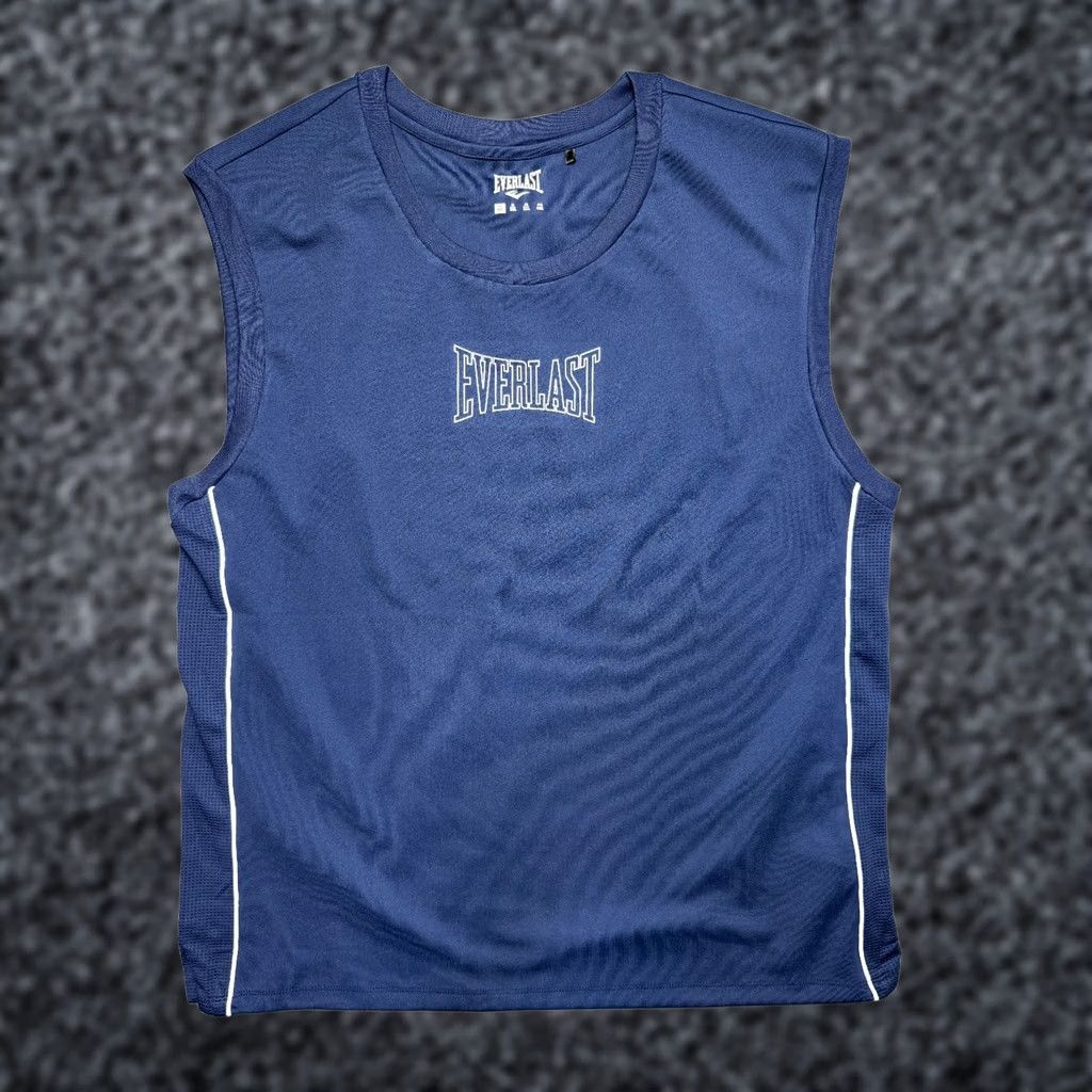 Everlast Everlast Tank Shirt Training Gym Workout Mens 3XL Blue Size US XXL / EU 58 / 5 - 1 Thumbnail