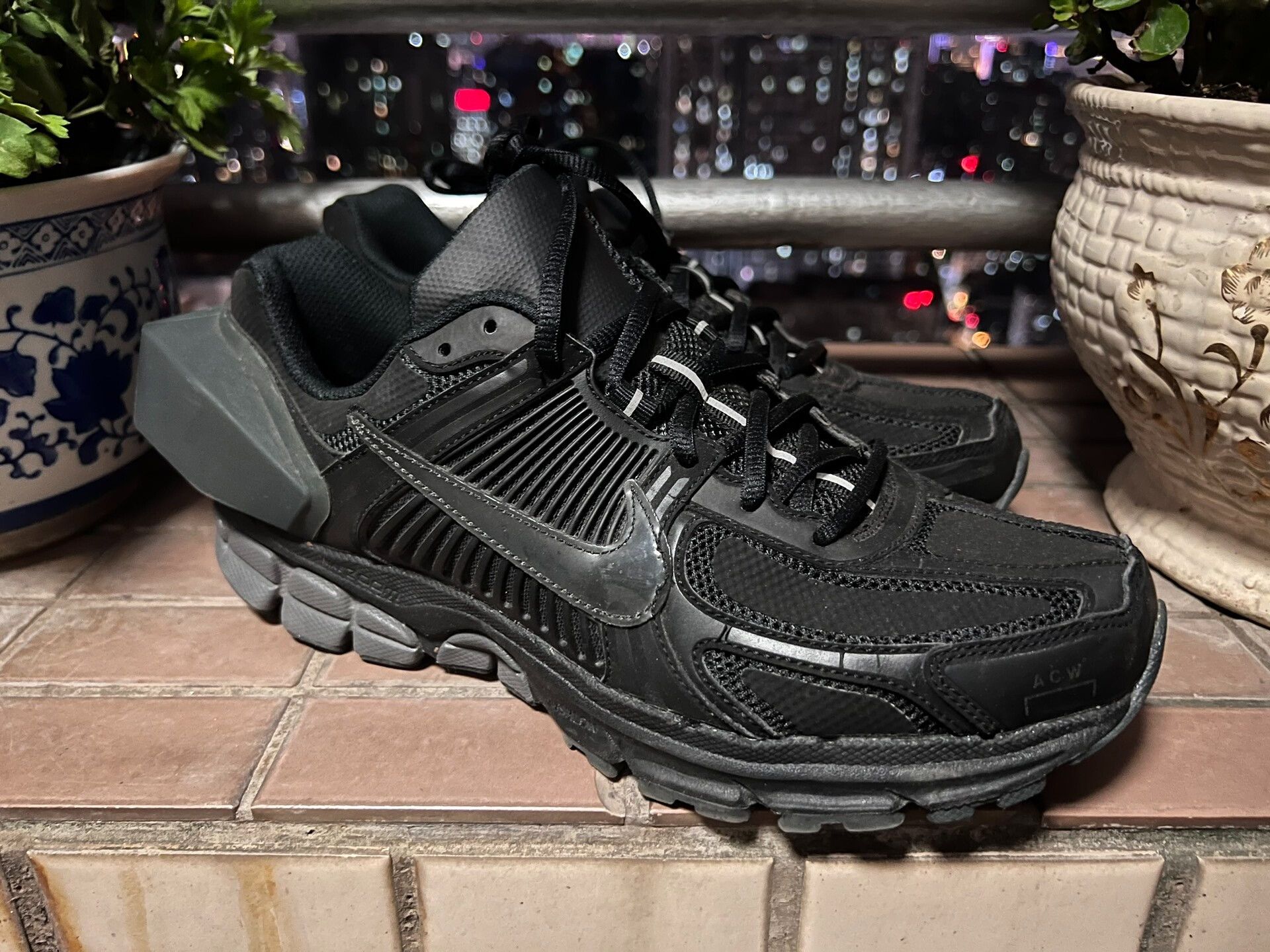 A-COLD-WALL* Nike ACW Vomero 5 Sneakers Black Size US 10 / EU 43 - 1 Thumbnail