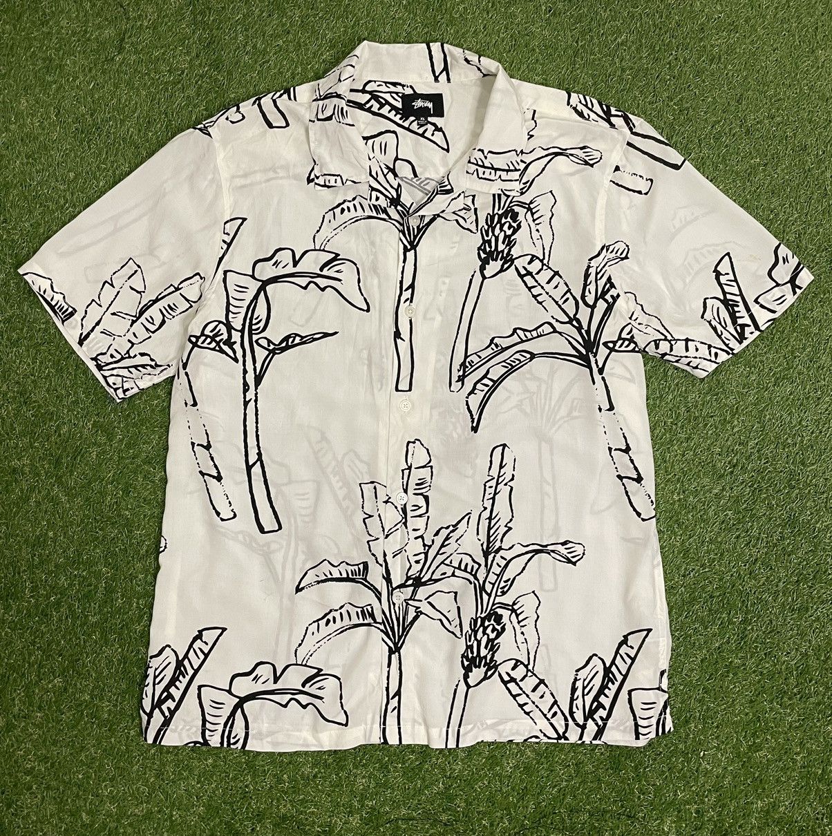 Stussy Banana Tree Shirt y2k streetwear style