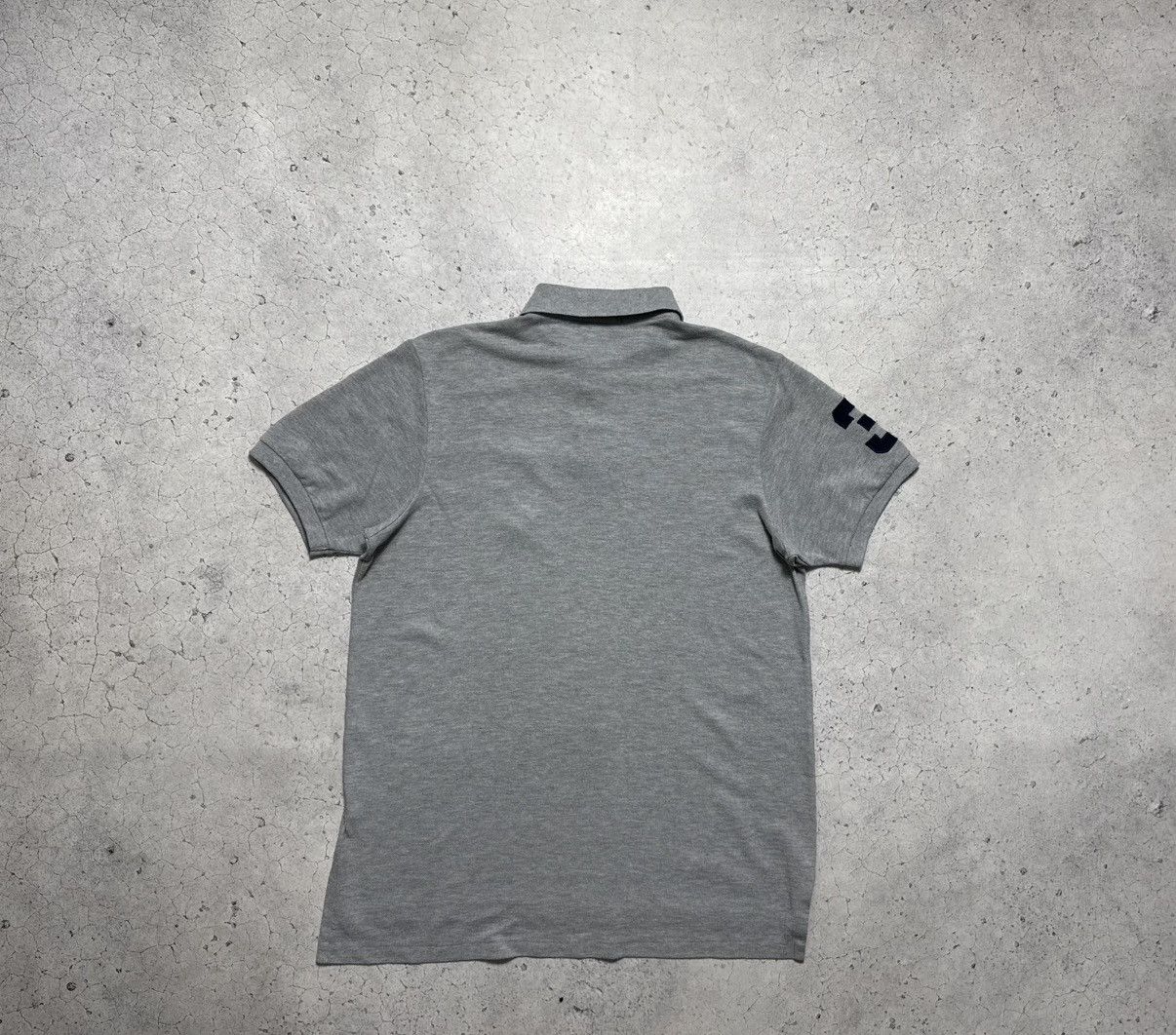 Polo Ralph Lauren Polo Ralph Lauren Big Pony #3 Vintage Polo Shirt Gray Size US L / EU 52-54 / 3 - 8 Thumbnail